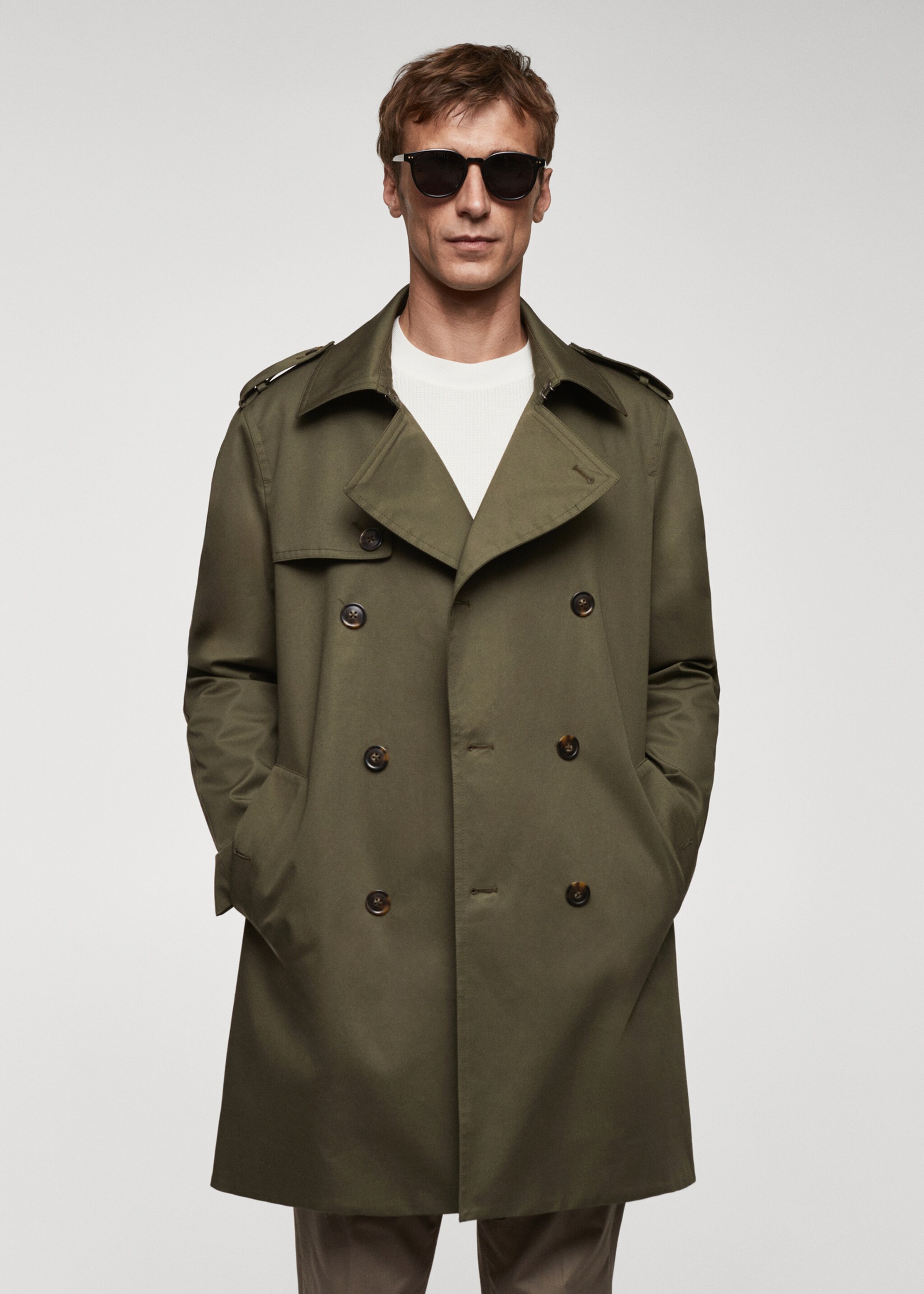 Gabardina clásica water repellent - Plano medio