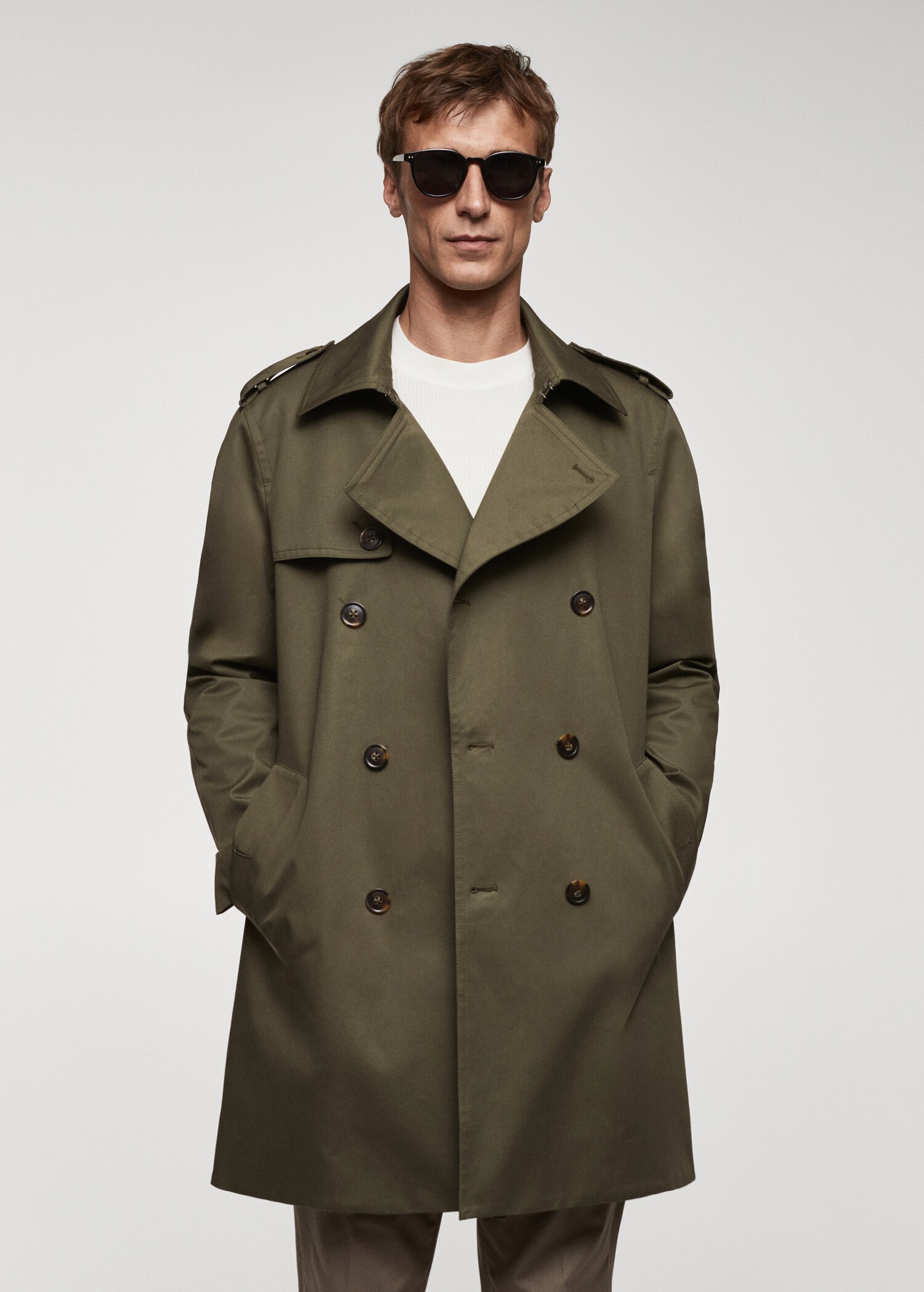 Gabardina clásica water repellent - Plano medio