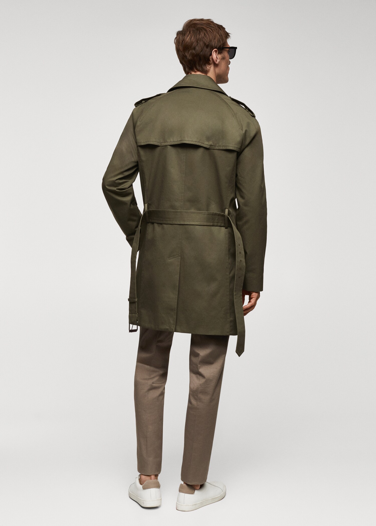 Gabardina clásica water repellent - Reverso del artículo
