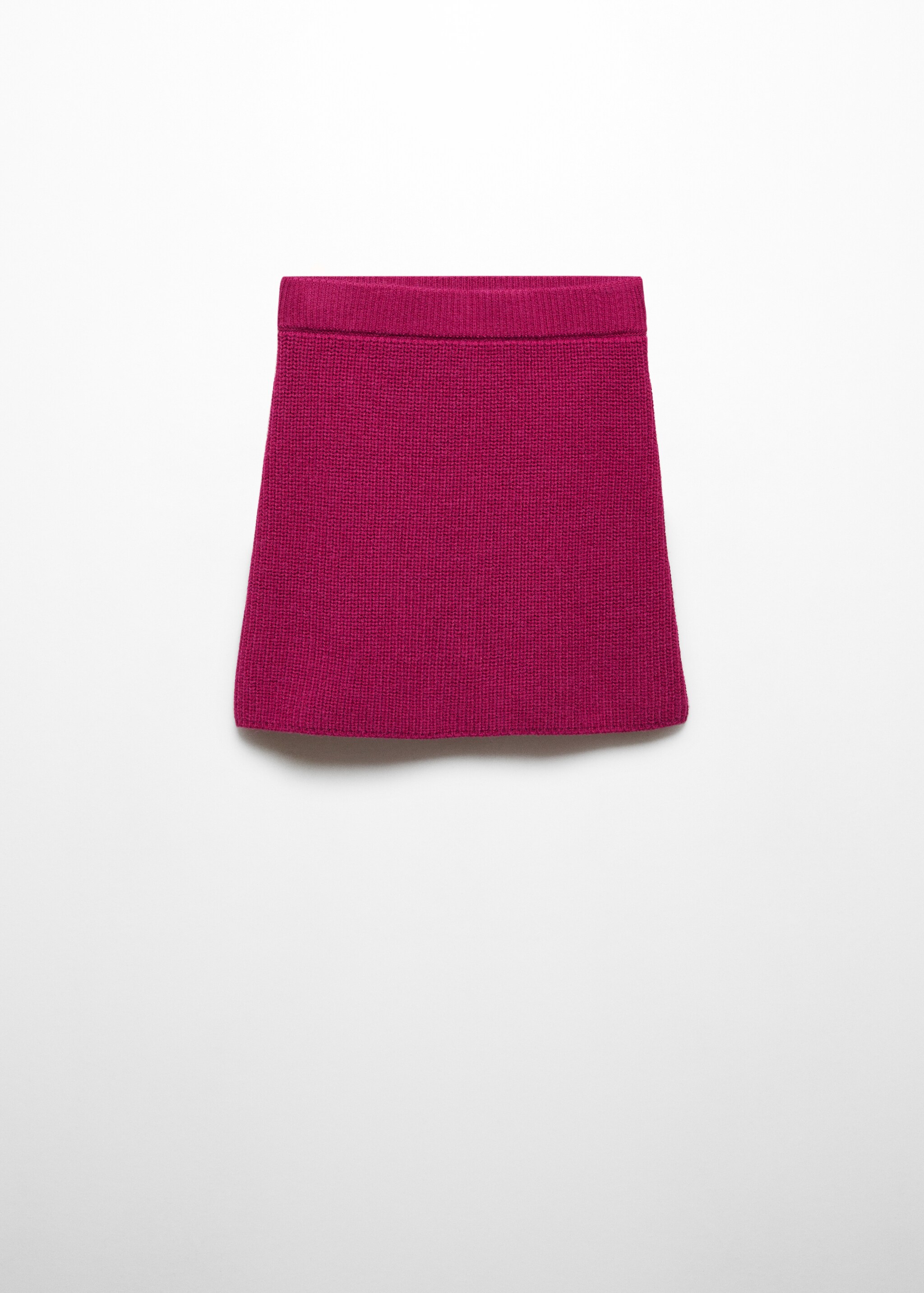 Short knitted skirt - Article without model