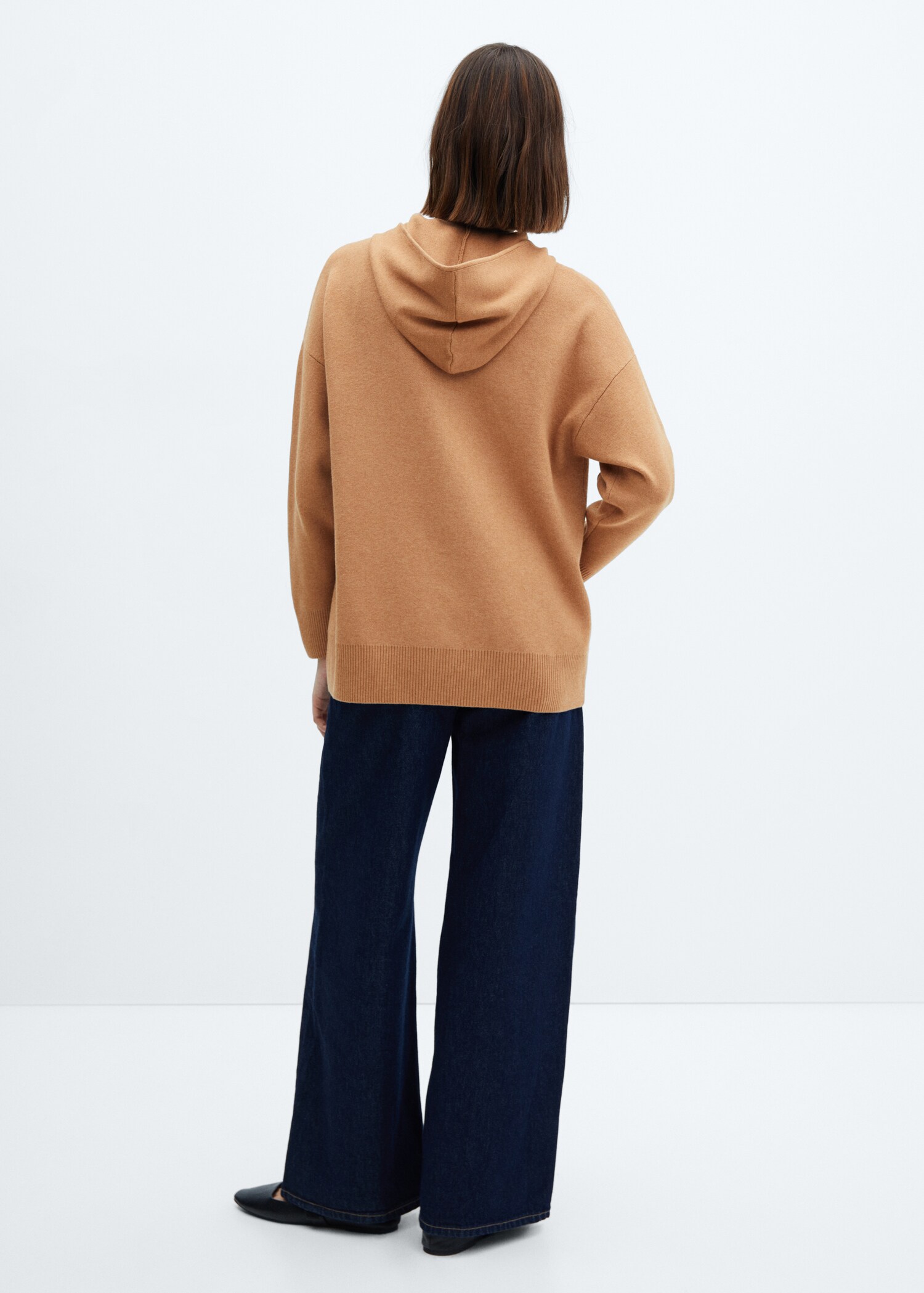 Sweat-shirt maille fermeture Éclair - Verso de l’article
