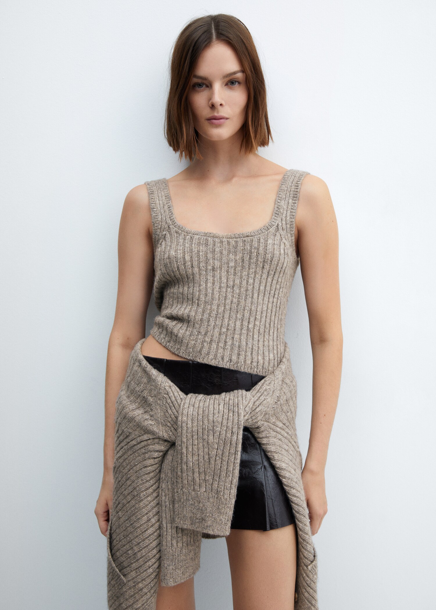 Ribbed strap top - Details of the article 2