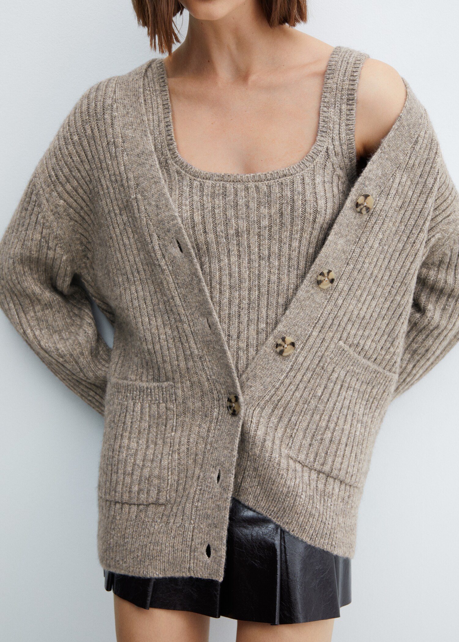 Ribbed strap top - Details of the article 6