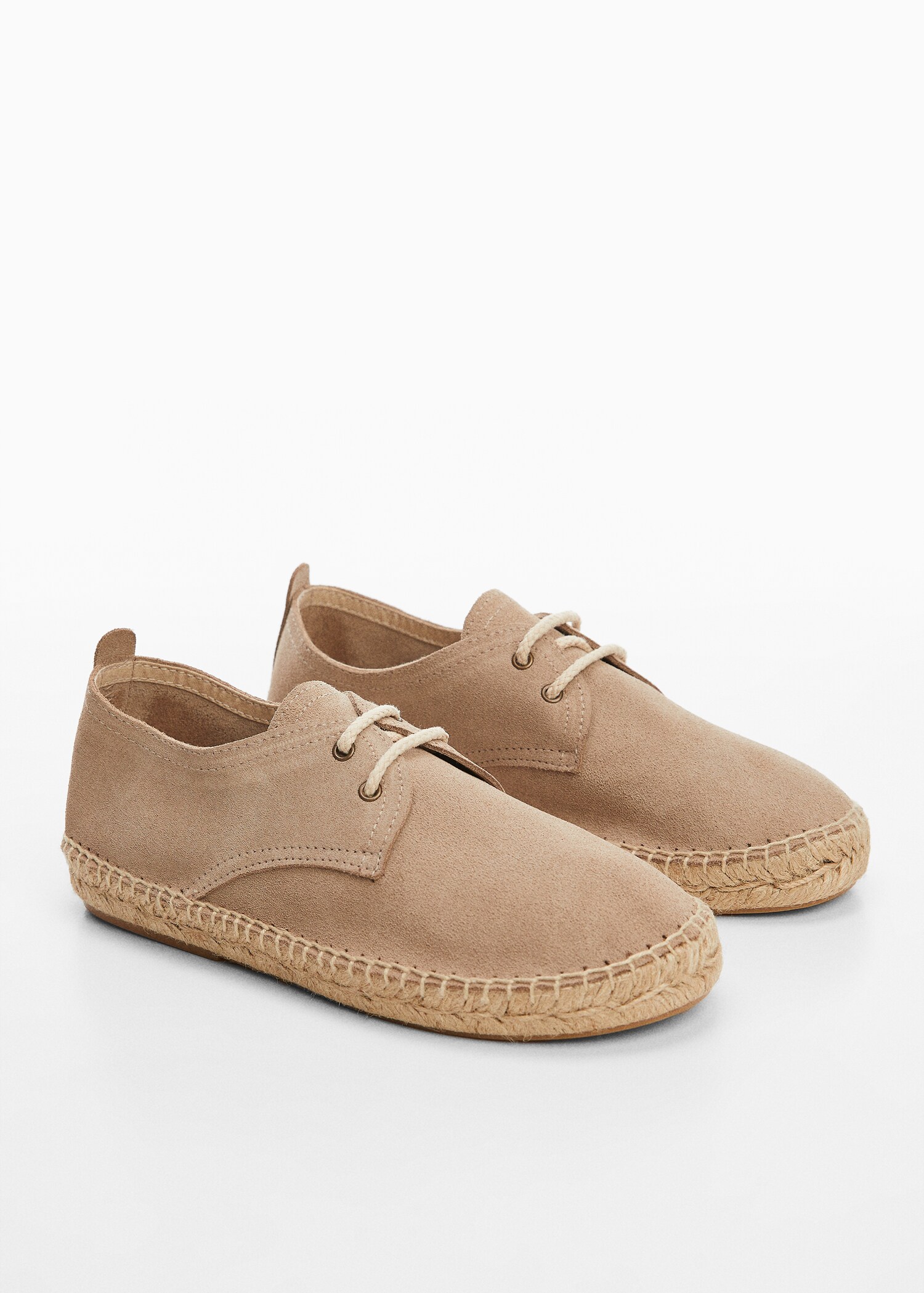 Espadrilles suède lacets - Plan moyen