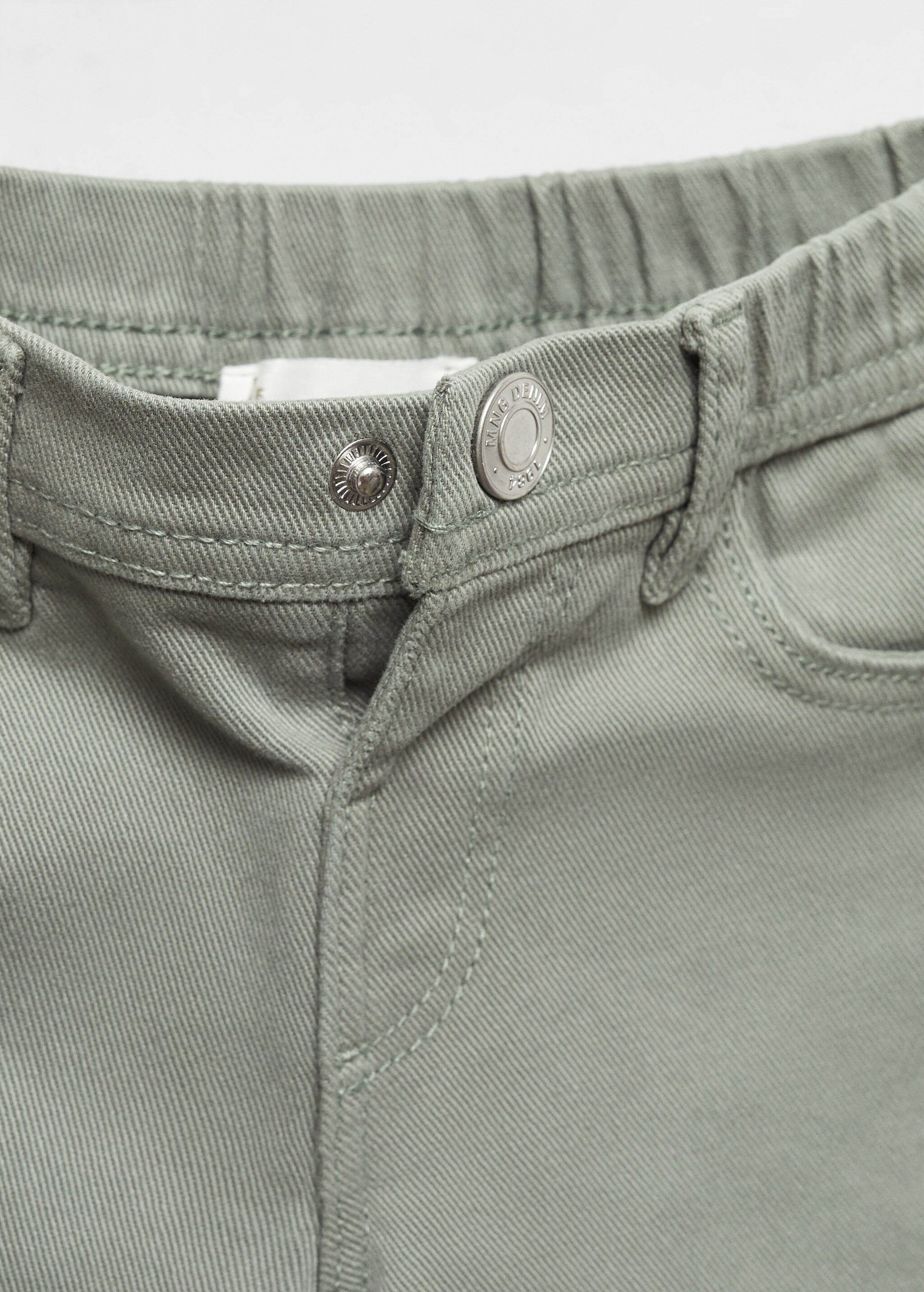 Stretch cotton-blend trousers - Details of the article 0