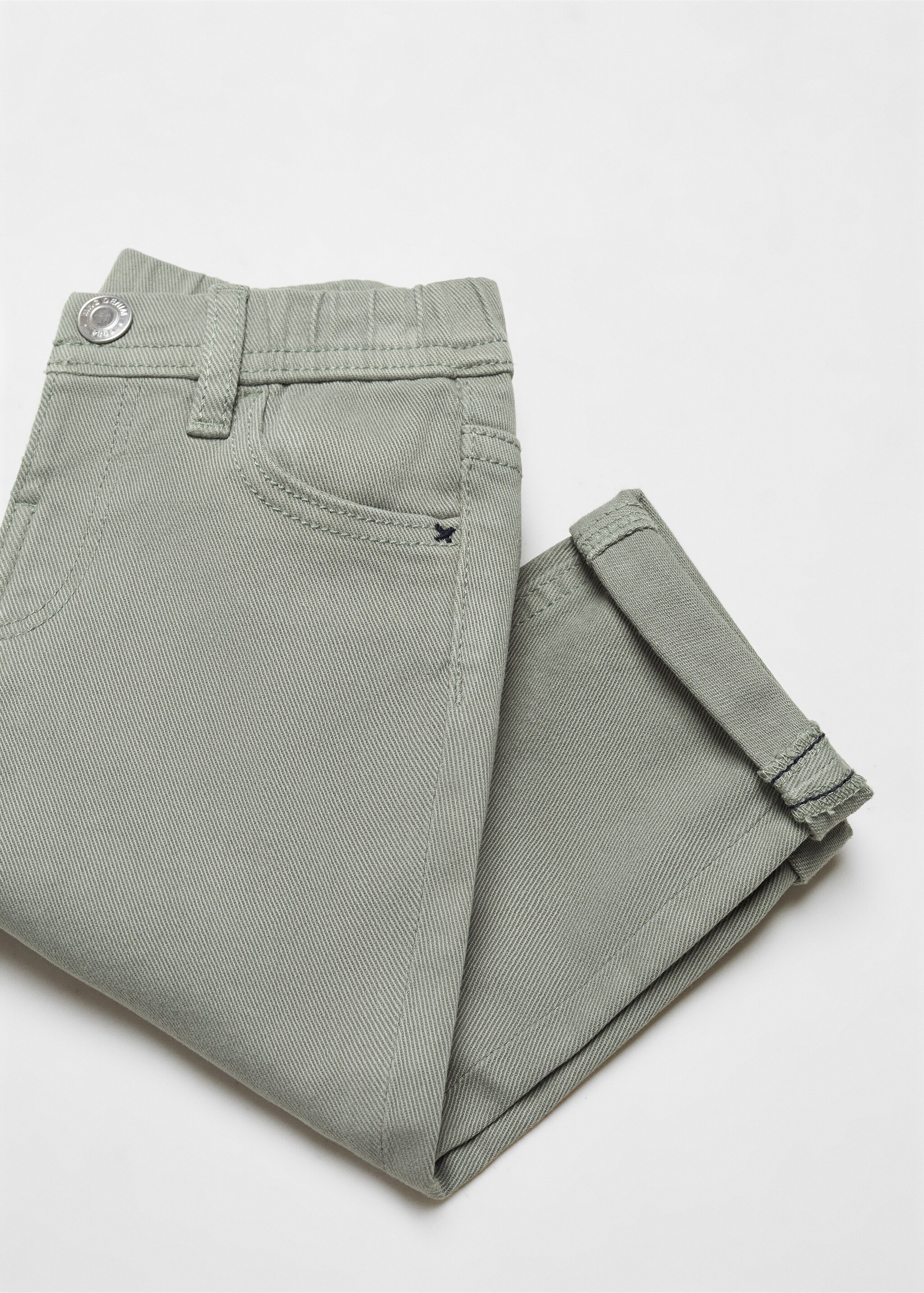 Stretch cotton-blend trousers - Details of the article 8