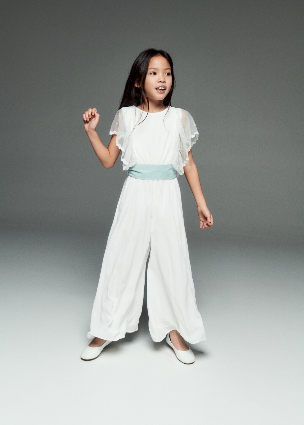 Bow long jumpsuit