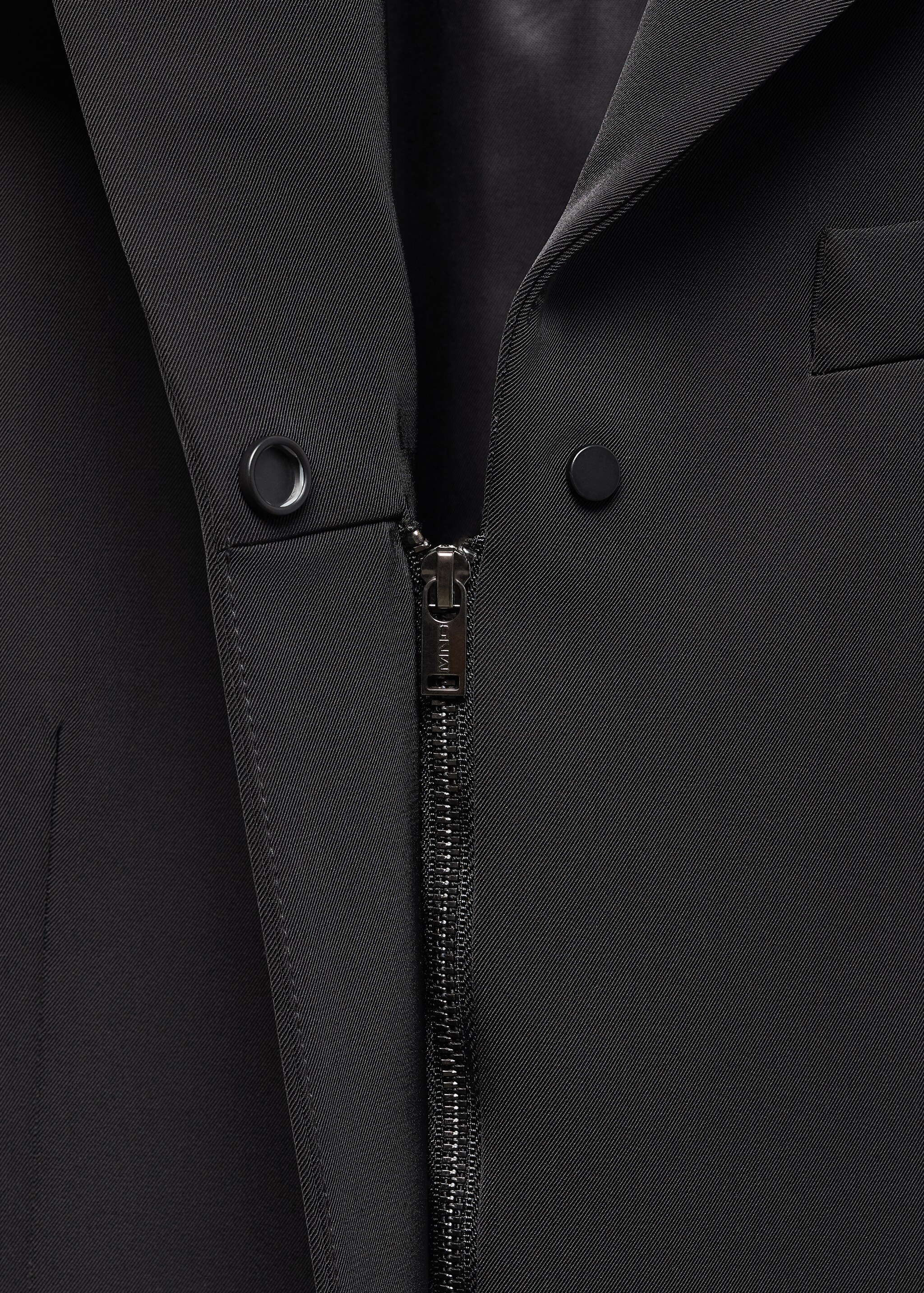 Zip straight-cut coat - Details of the article 8