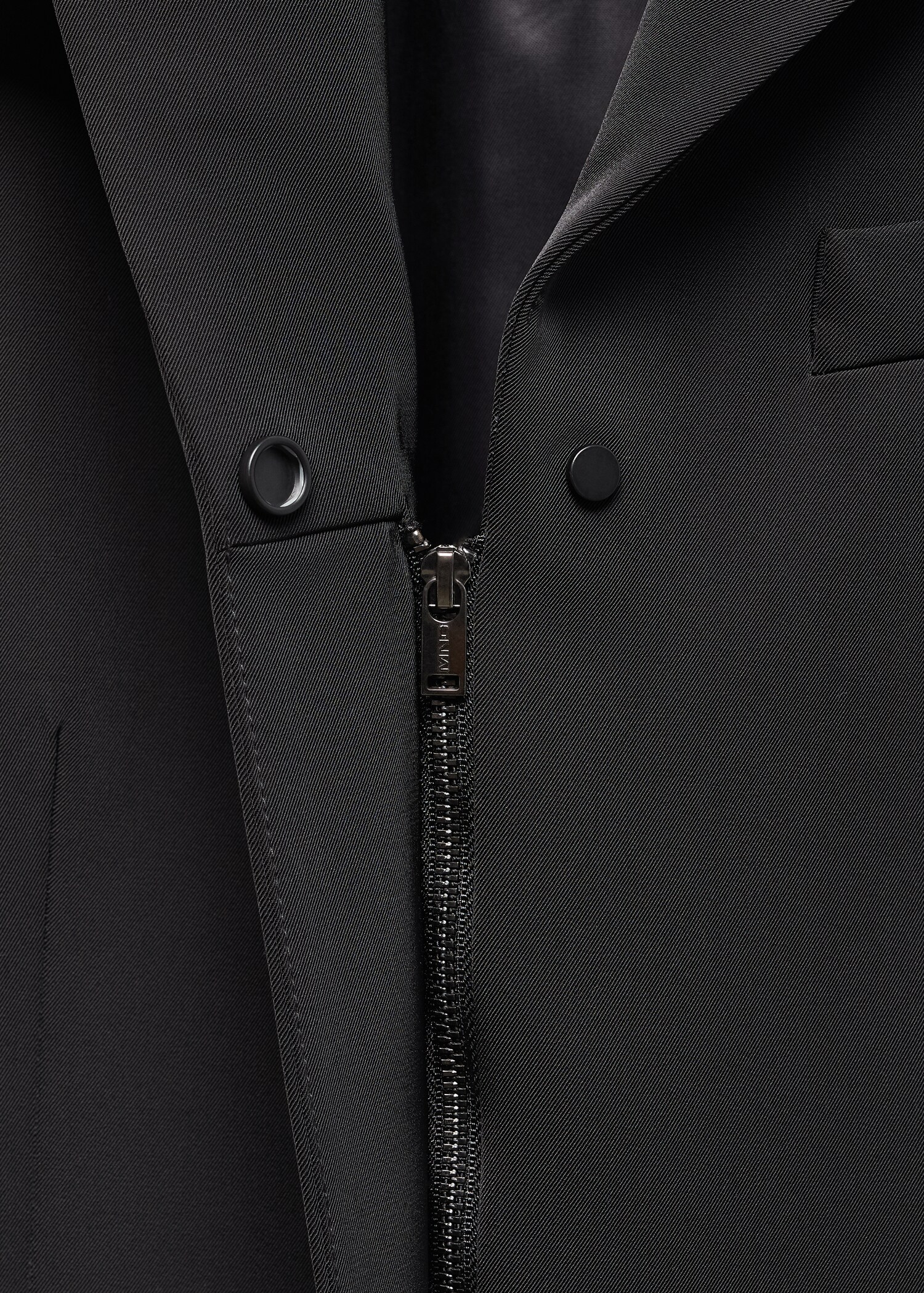 Zip straight-cut coat - Details of the article 8