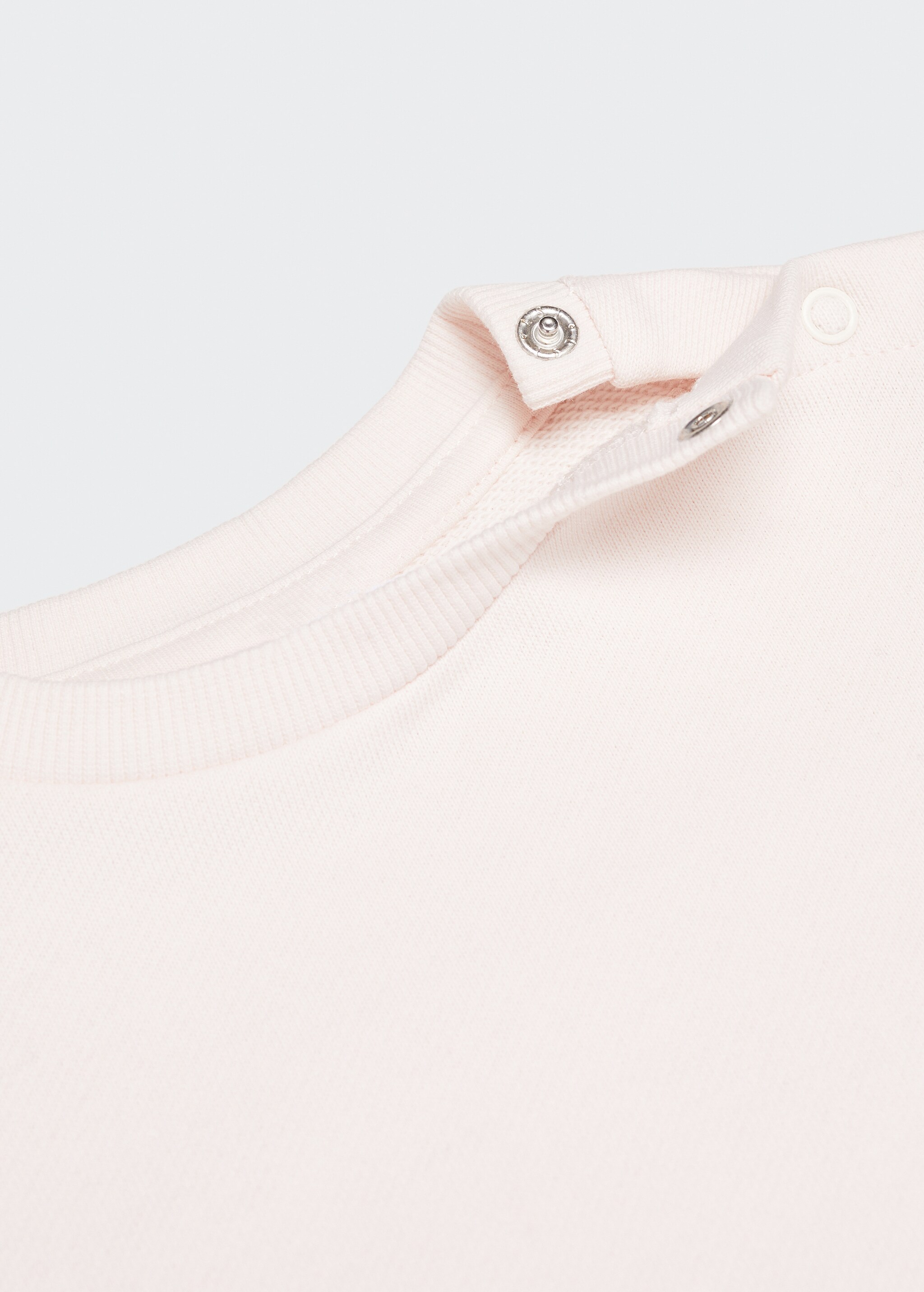 Buttoned cotton sweatshirt - Details of the article 0