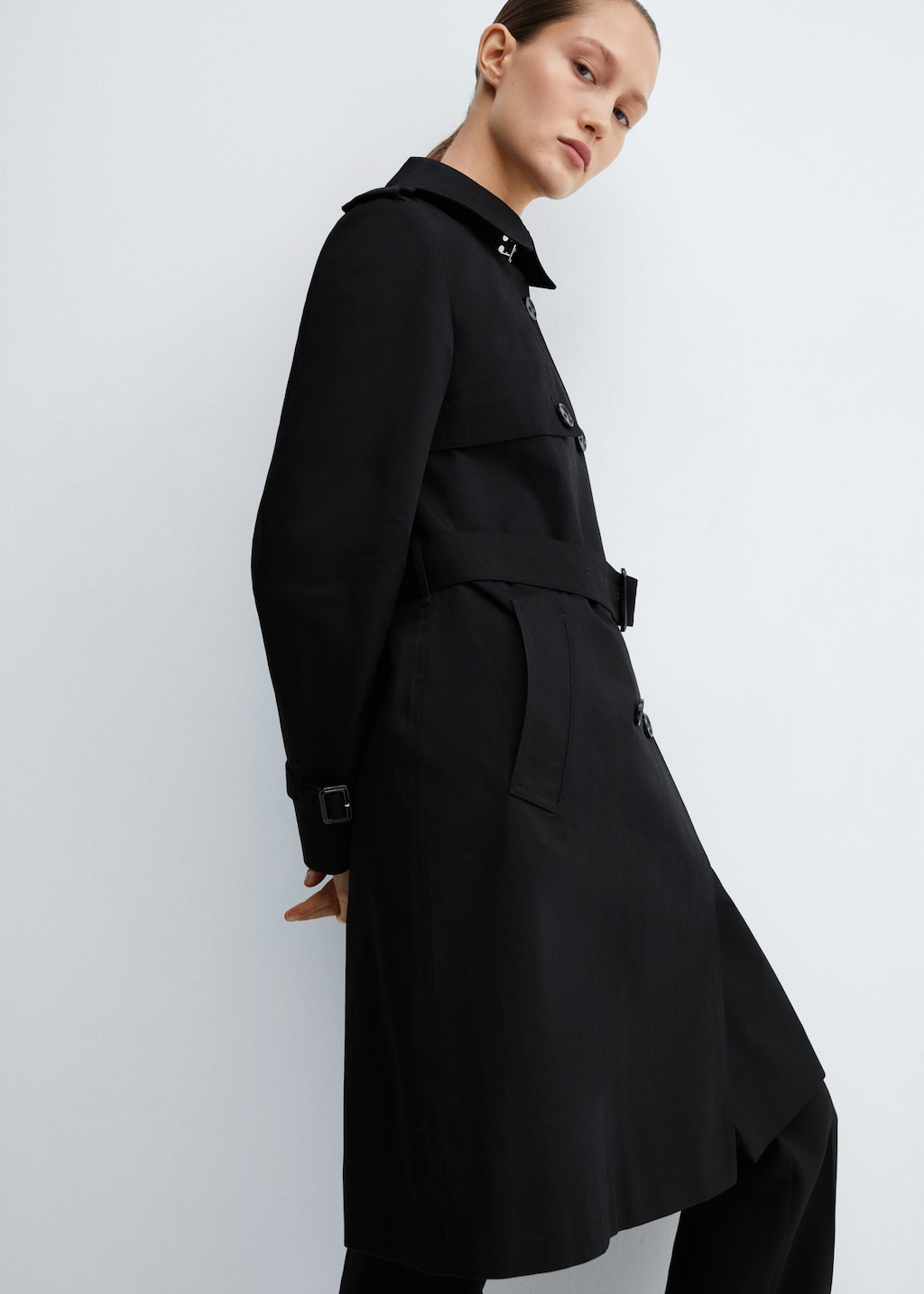 Classic trench coat with belt