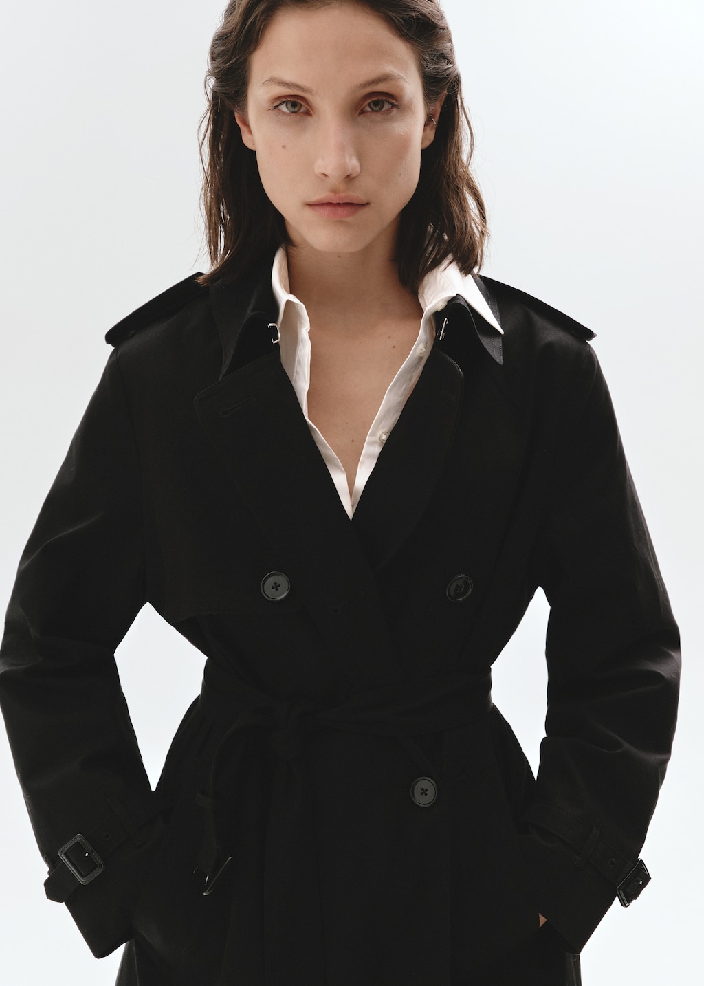 Classic trench coat with belt - Women | MANGO Japan