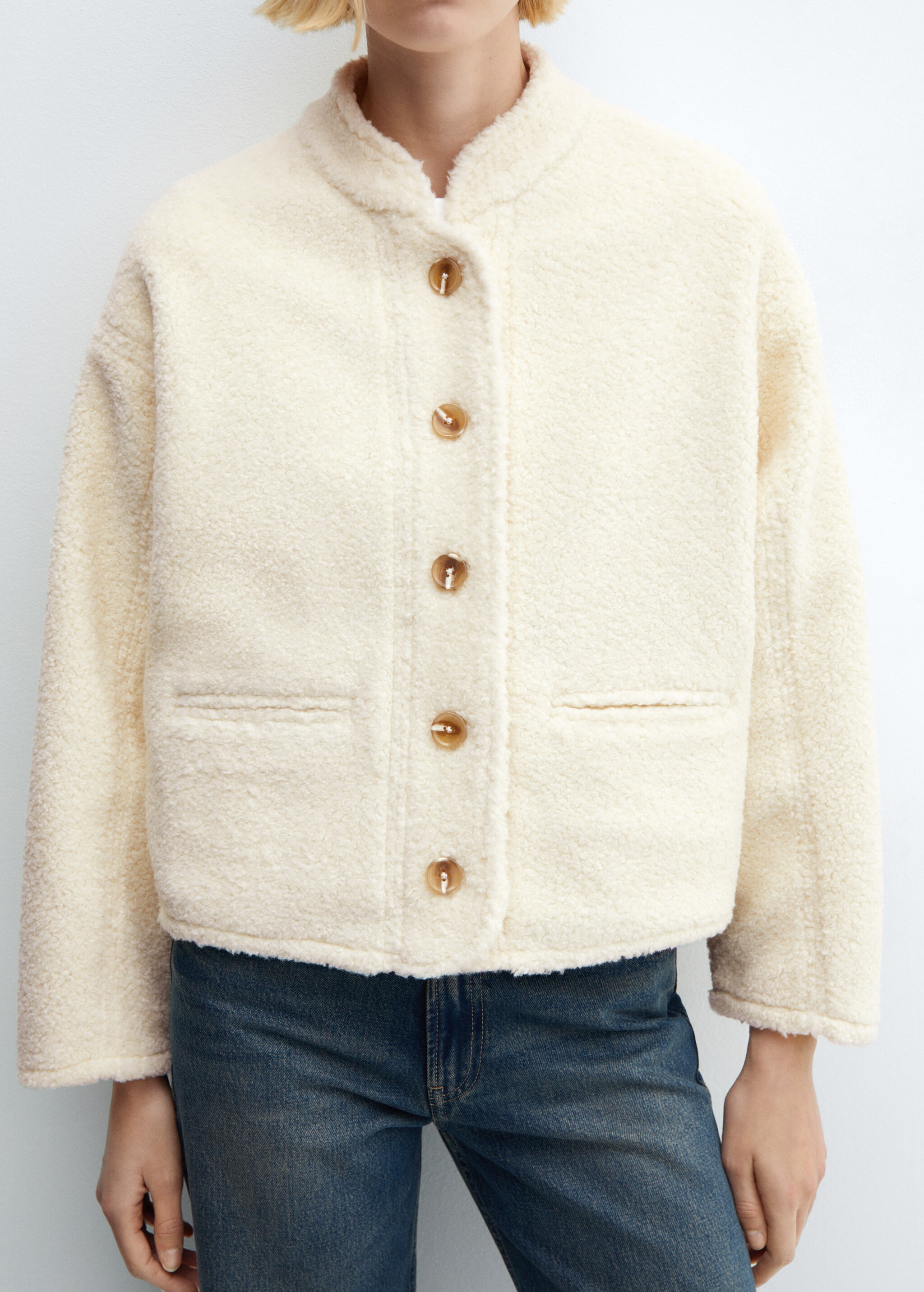 Faux shearling jacket - Details of the article 6