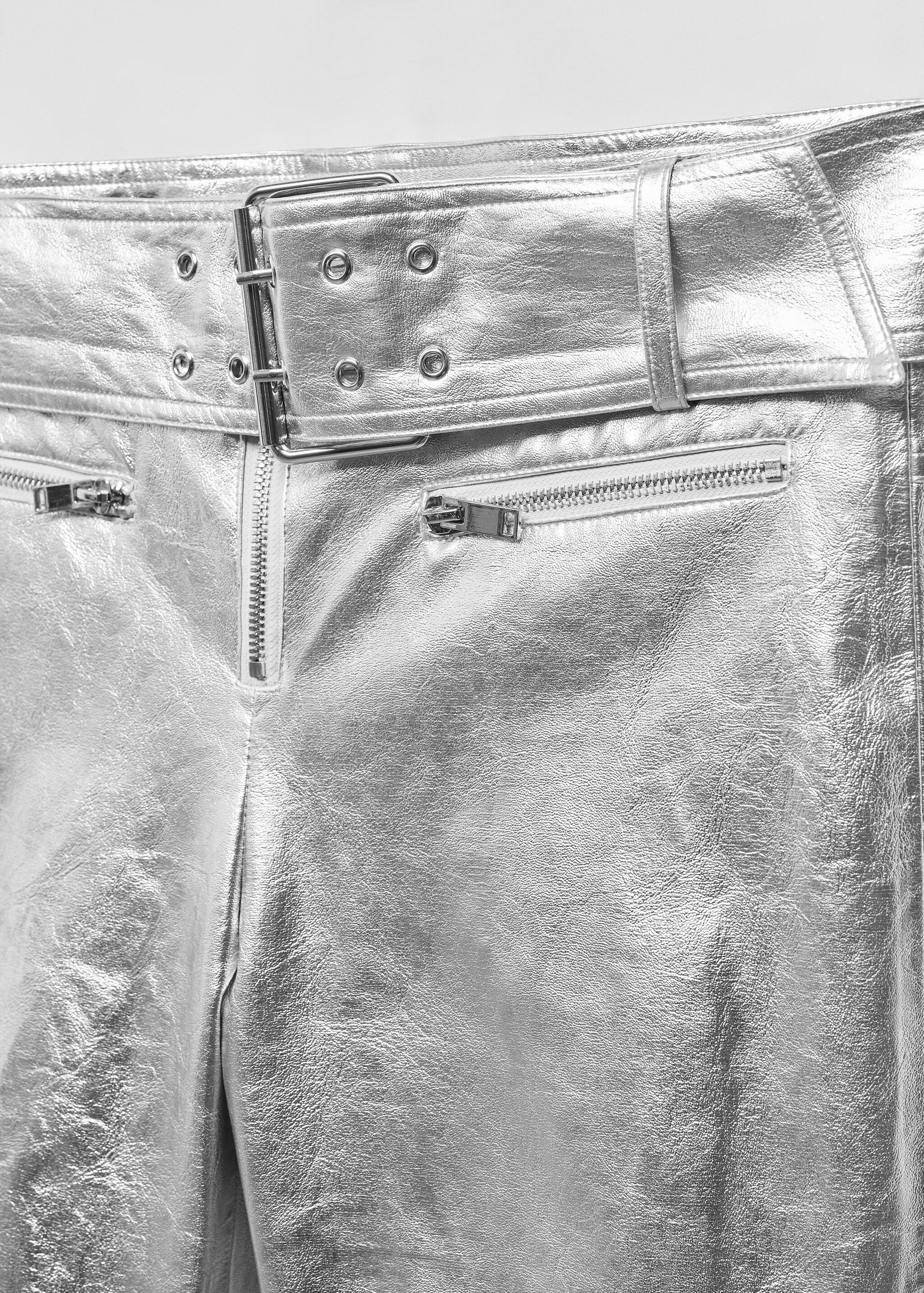 Metallic trousers with belt  - Details of the article 8