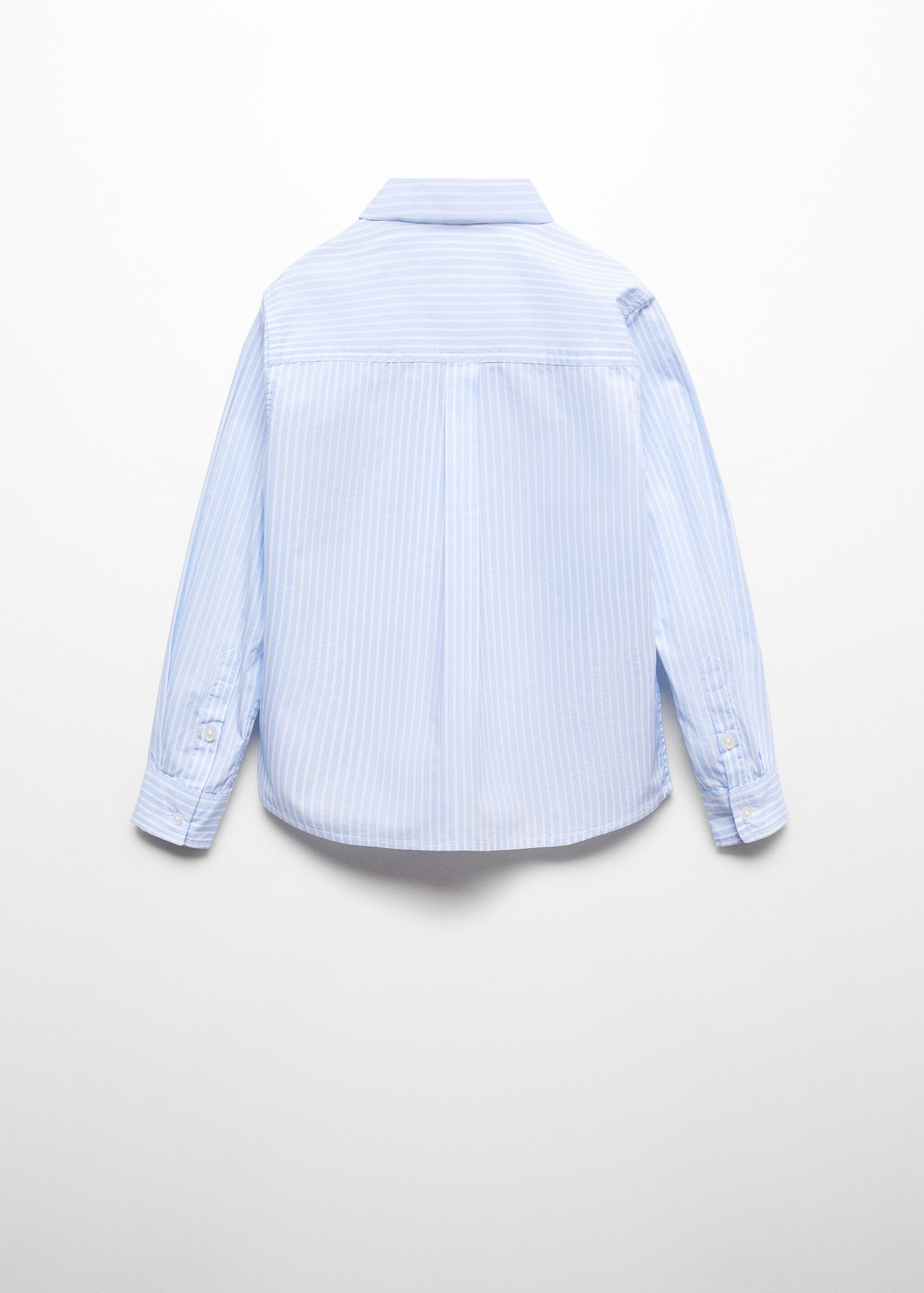 Элегантная рубашка regular fit в полоску - Обратная сторона изделия