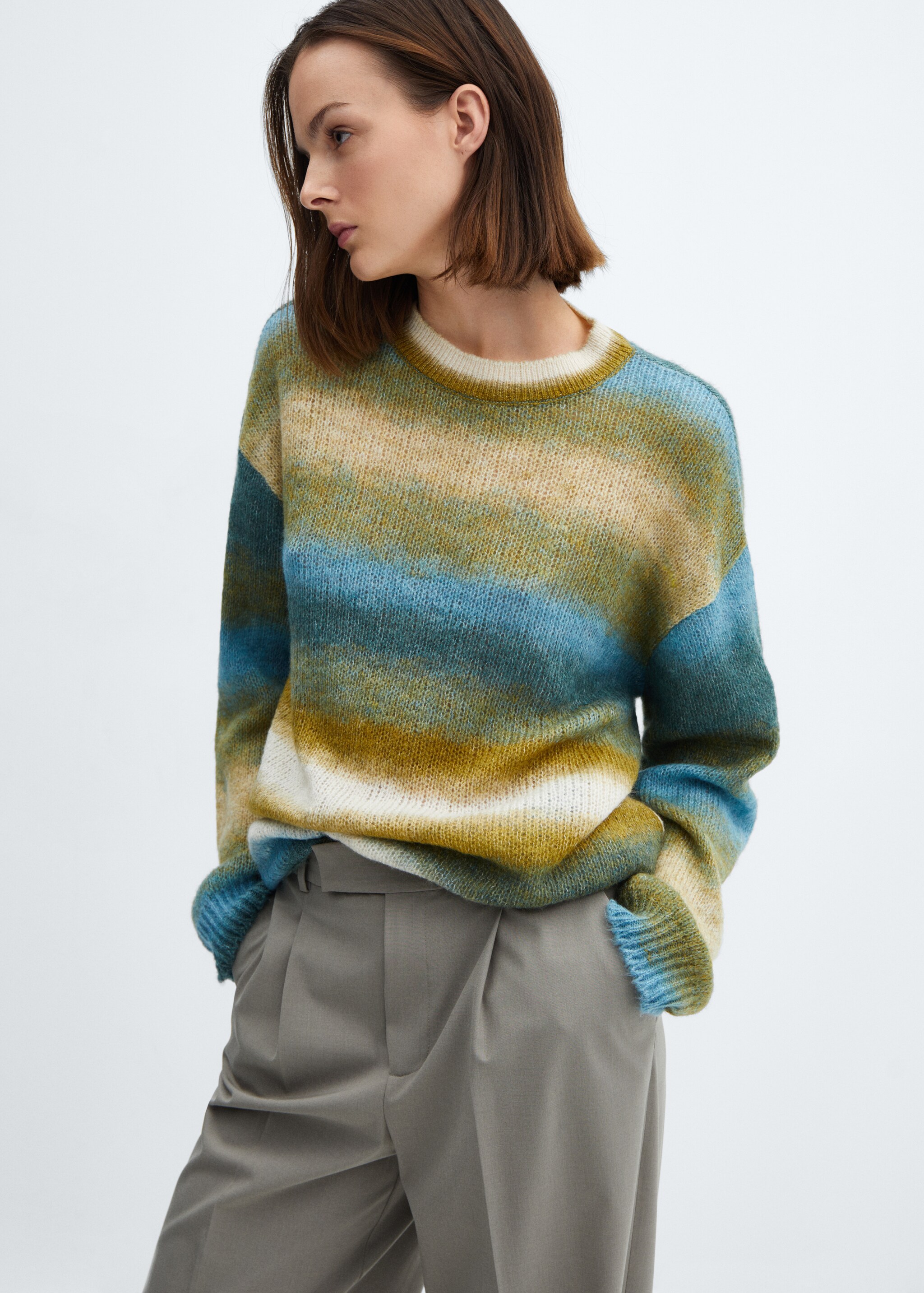 Degraded knitted sweater - Medium plane