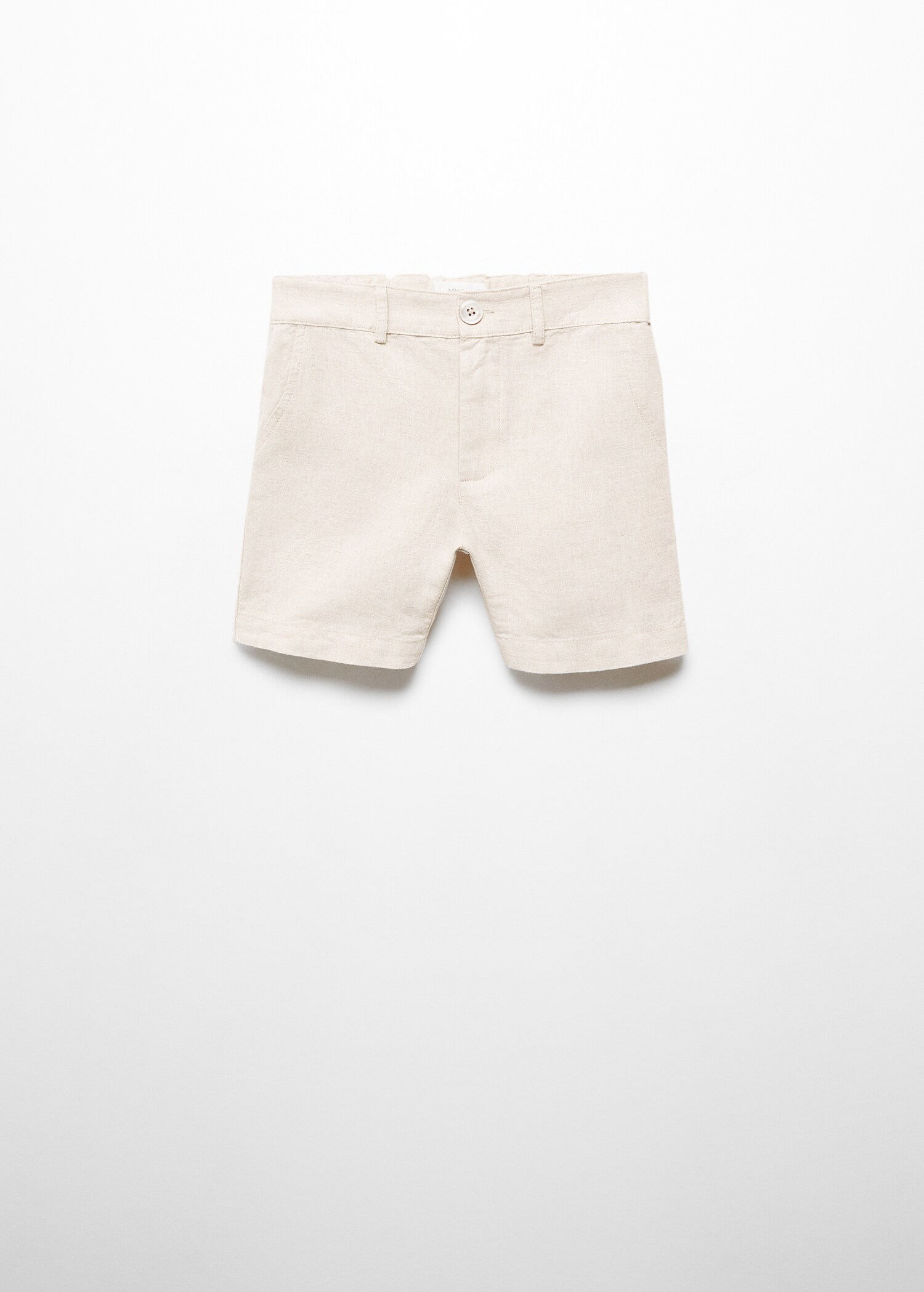 Linen-blend Bermuda shorts - Article without model