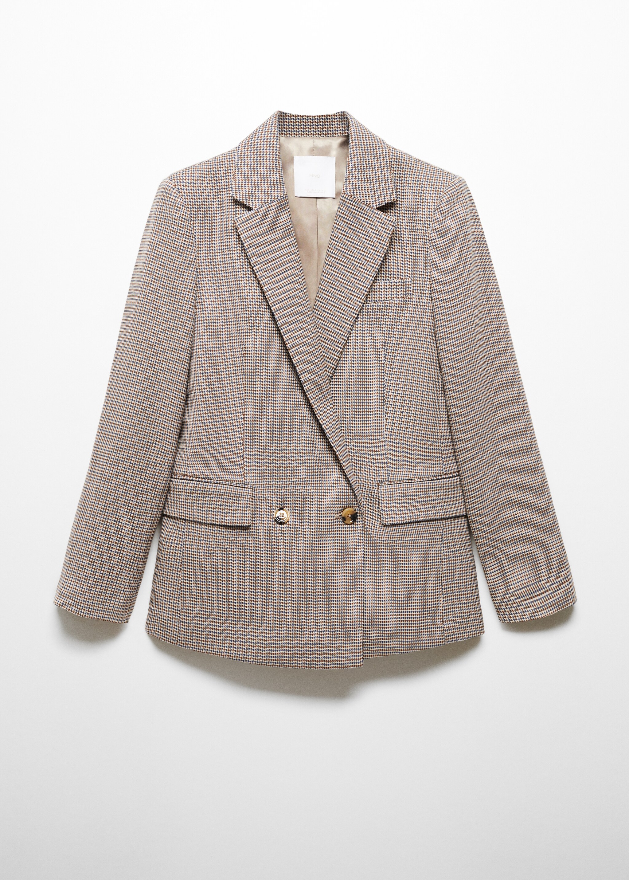 Houndstooth wool-blend blazer - Article without model