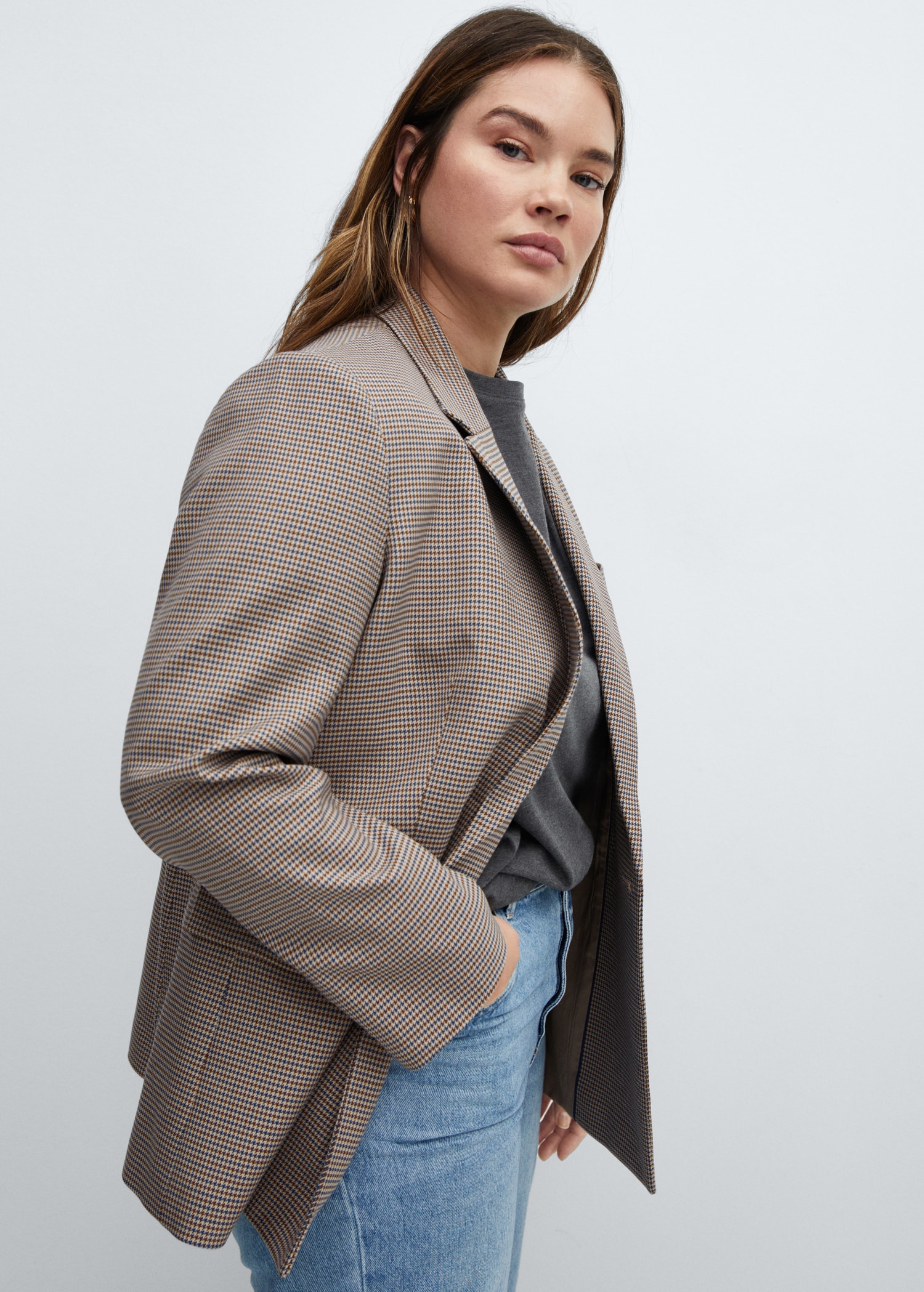 Gilet Mango Cardigan Pied De Poule Koton Gilet Black/noir ZALANDO