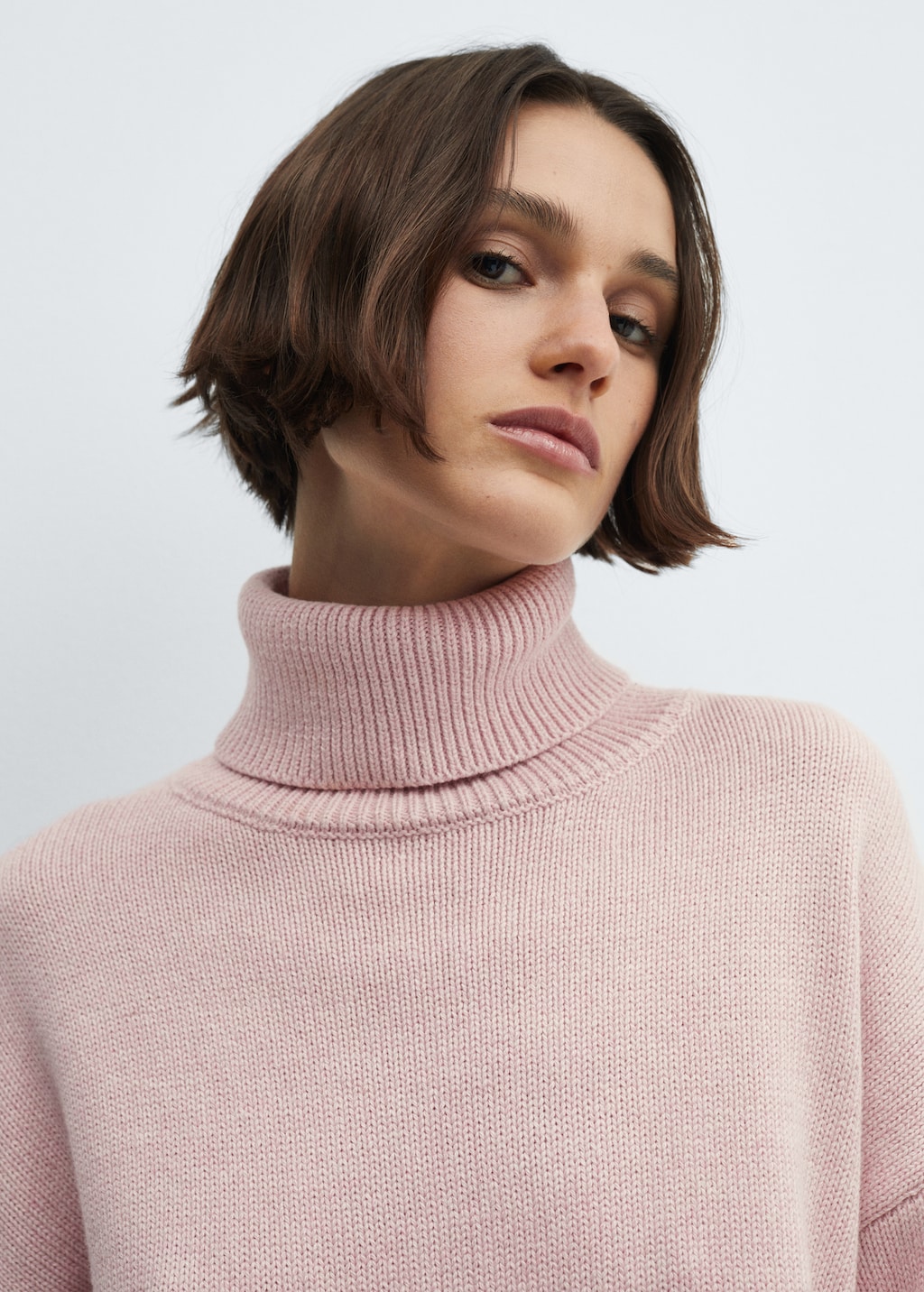 Turtleneck knitted sweater Women MANGO Niger