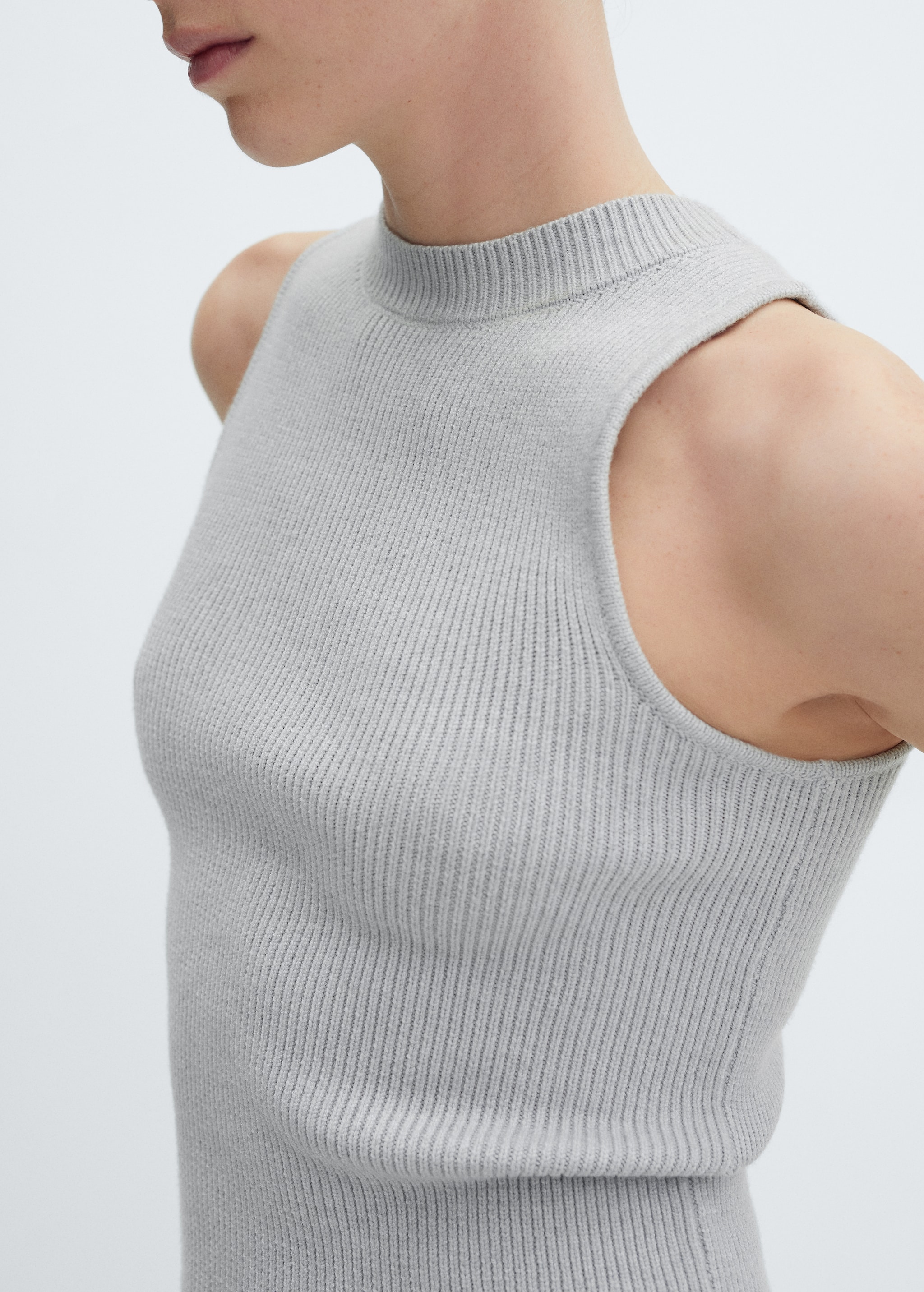 Ribbed knit top - Details of the article 6