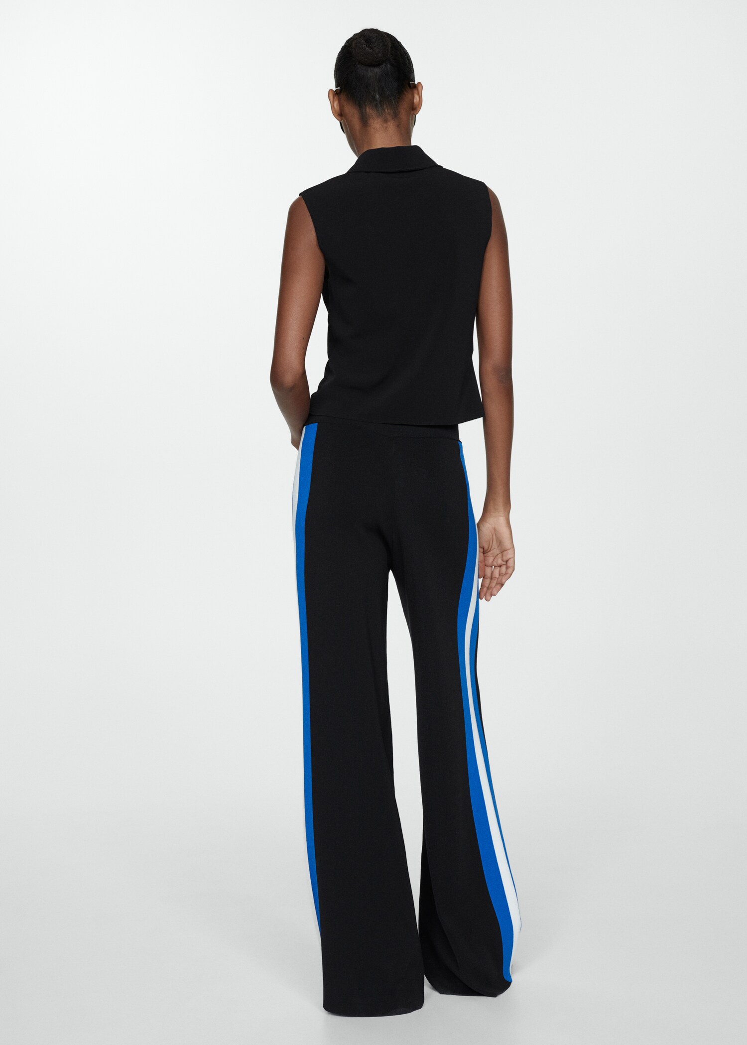 Pantalon maille coton lin - Verso de l’article