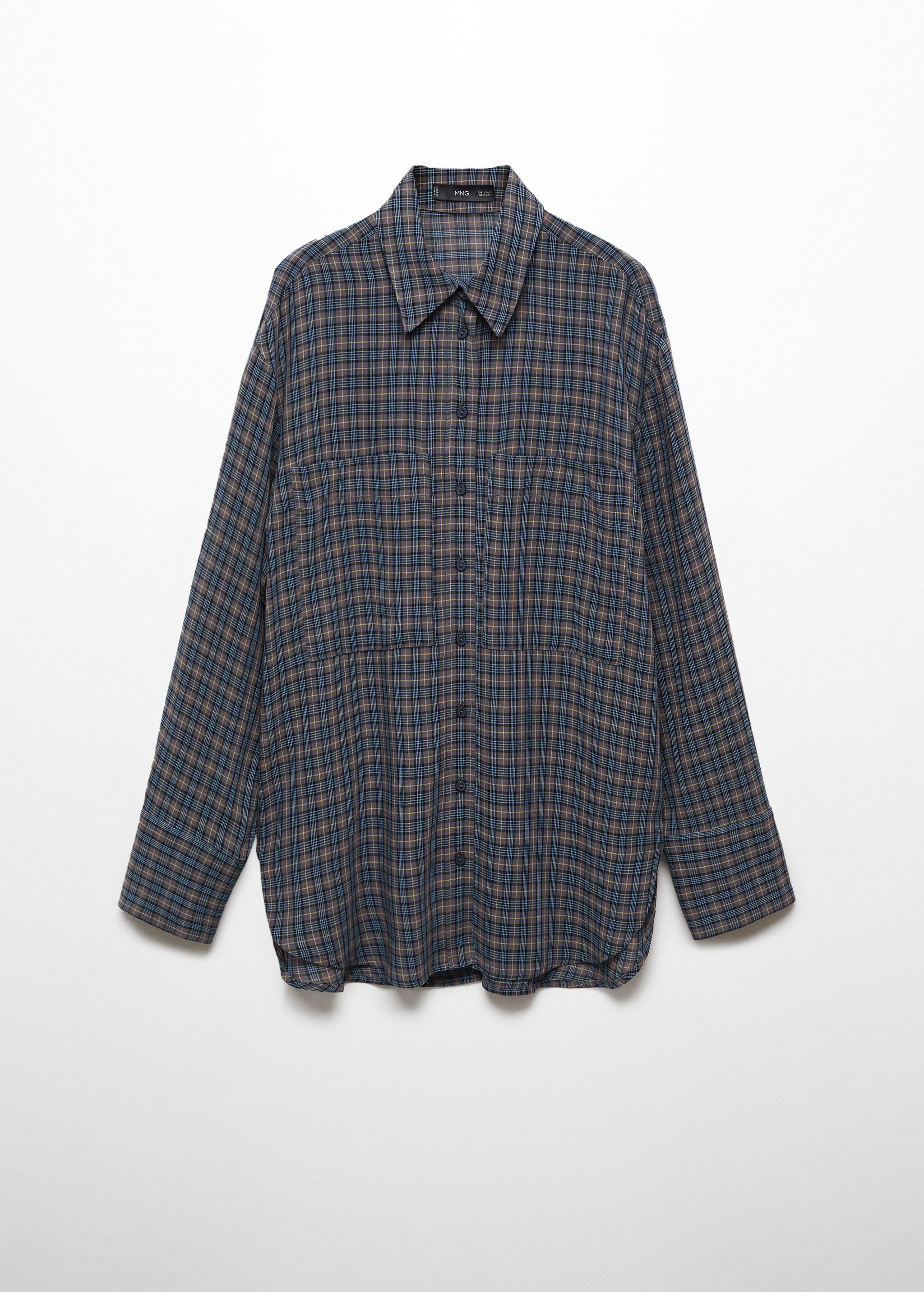 Oversize check shirt - Article without model