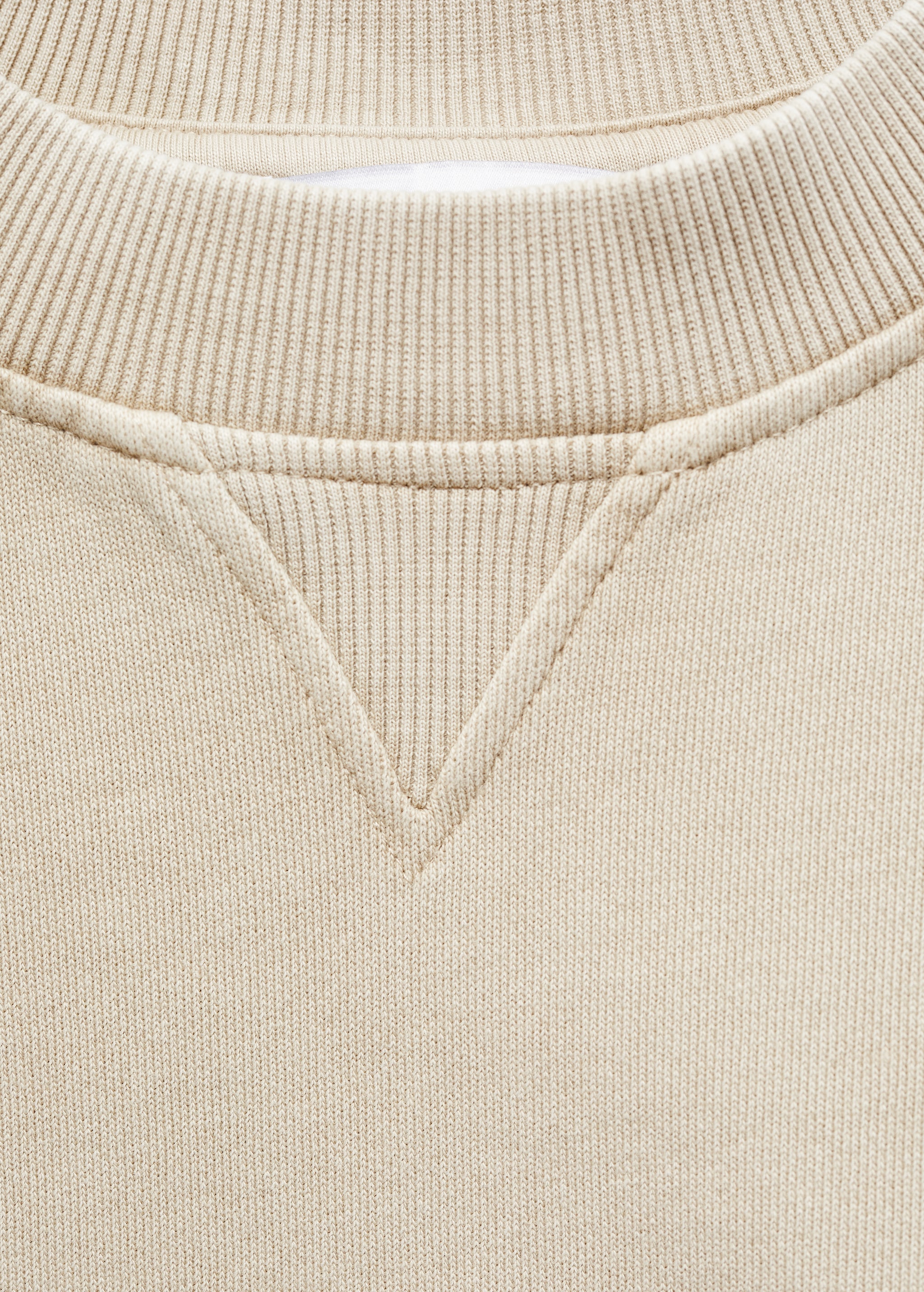 Gewassen sweatshirt met ronde hals - Detail van het artikel 8