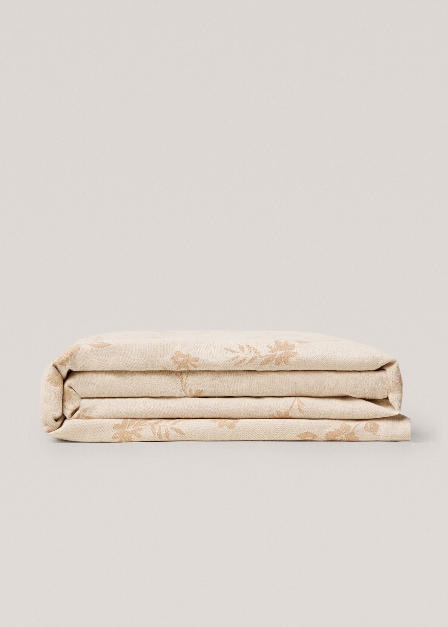 Floral-print cotton duvet cover - Article without model