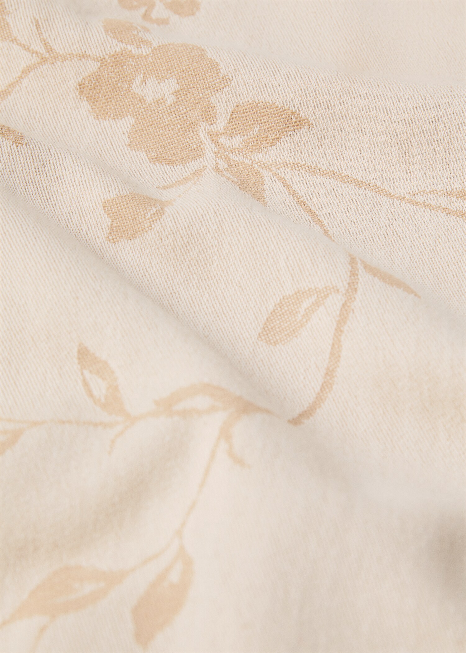 Floral-print cotton duvet cover - Details of the article 2