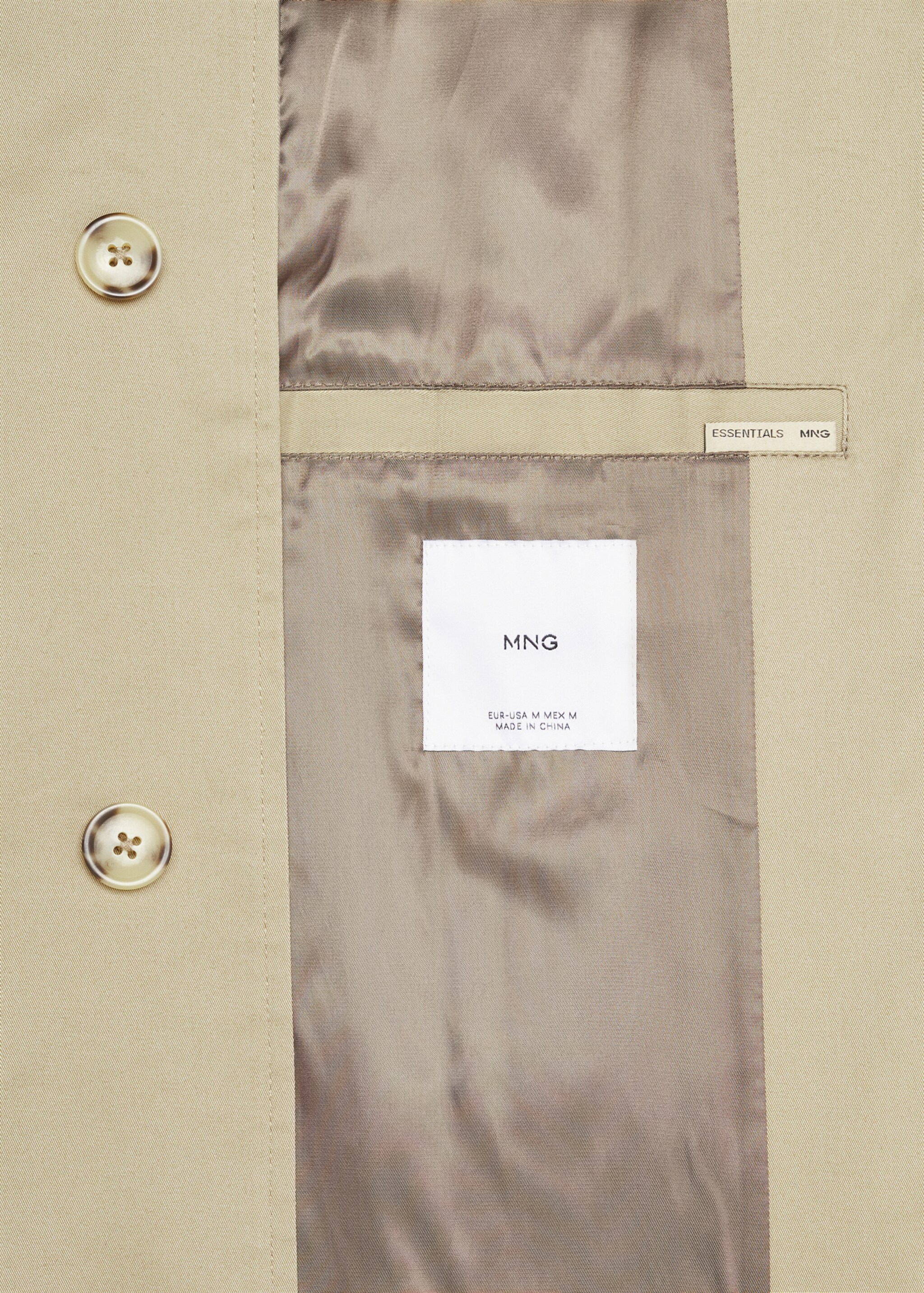Gabardina algodón detalle cuello - Detalle del artículo 8