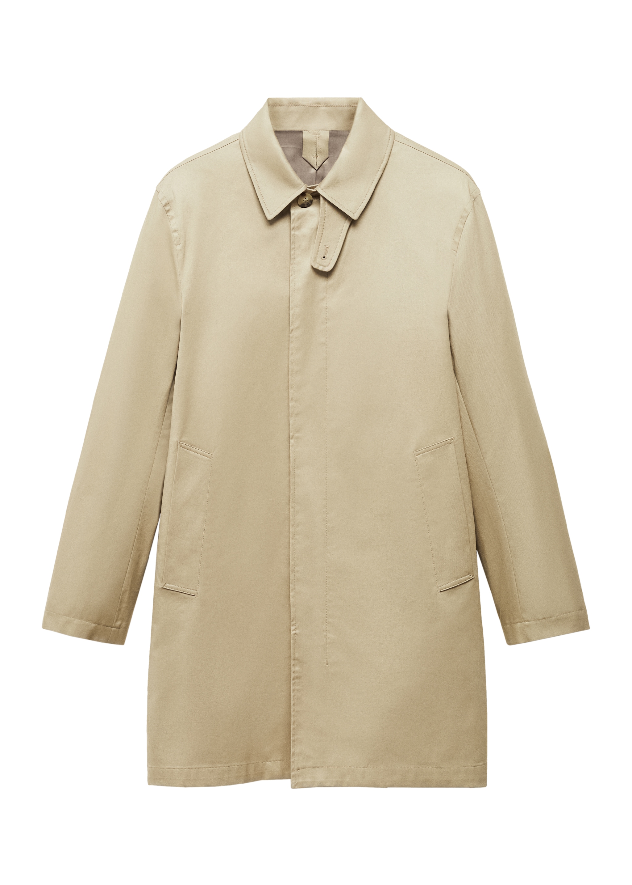 Cotton trench coat with collar detail - Details of the article 9