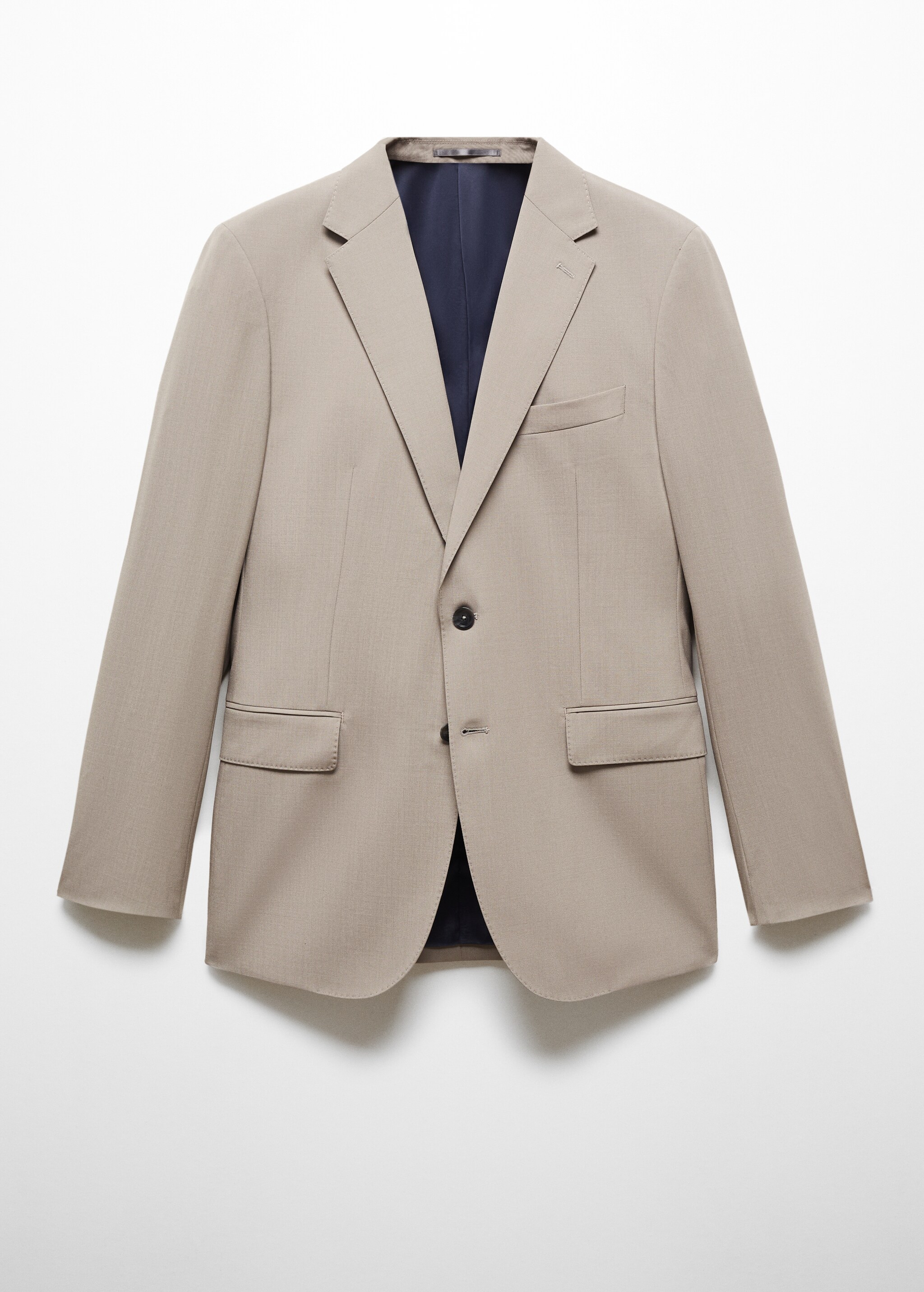 Slim-fit wool suit jacket - Article without model