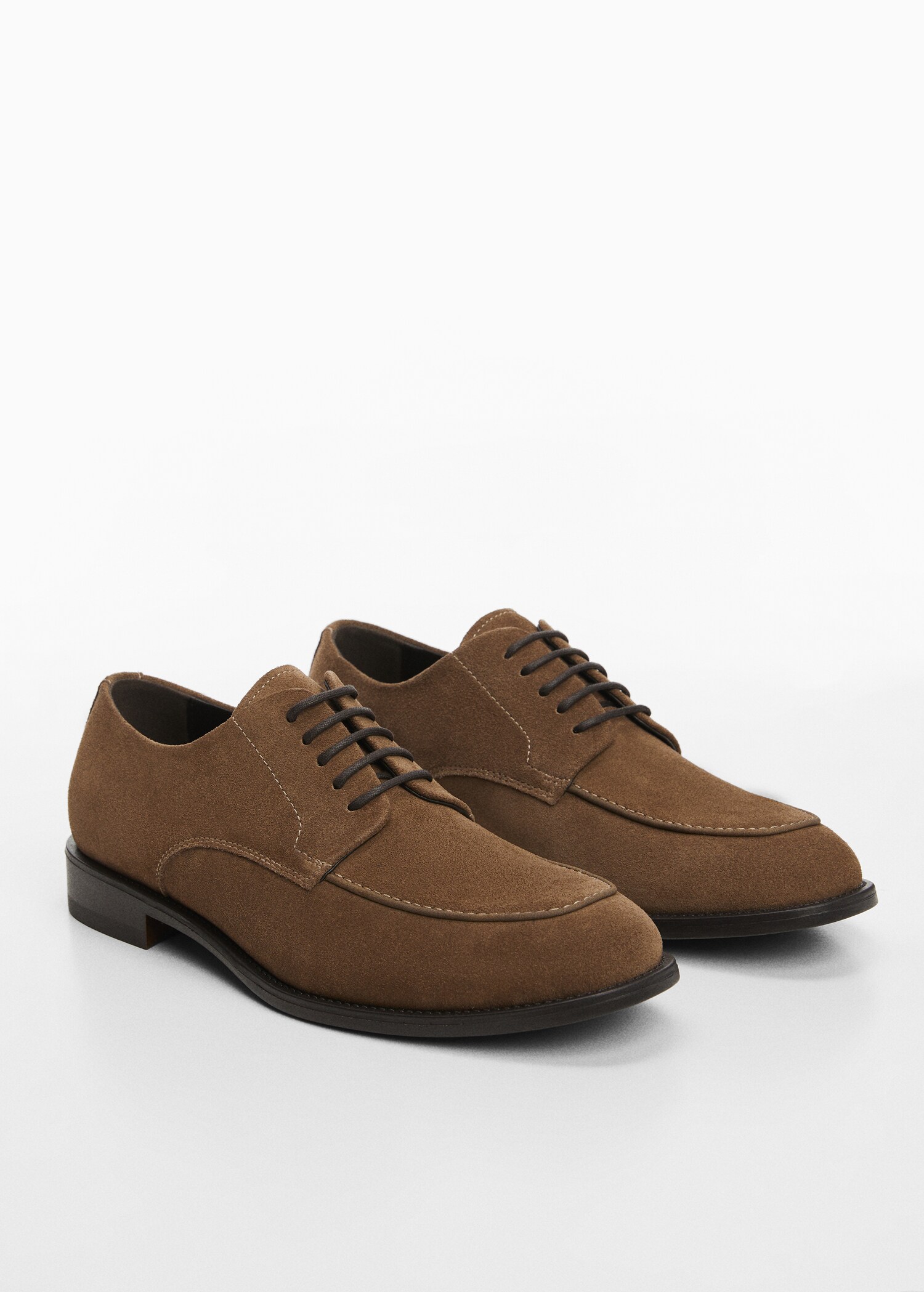 Suede lace-up shoes - Medium plane