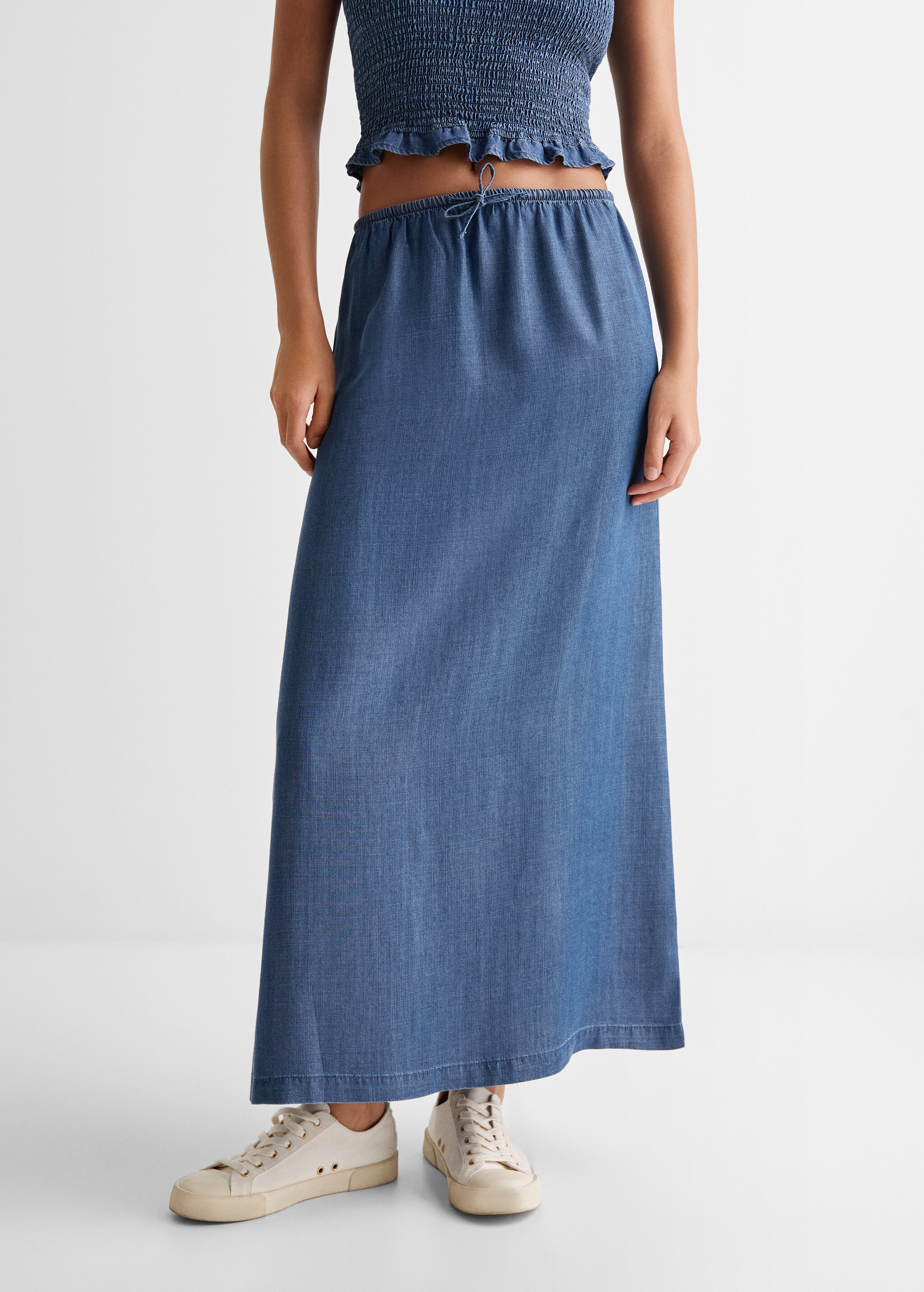 Stretch long skirt - Details of the article 6