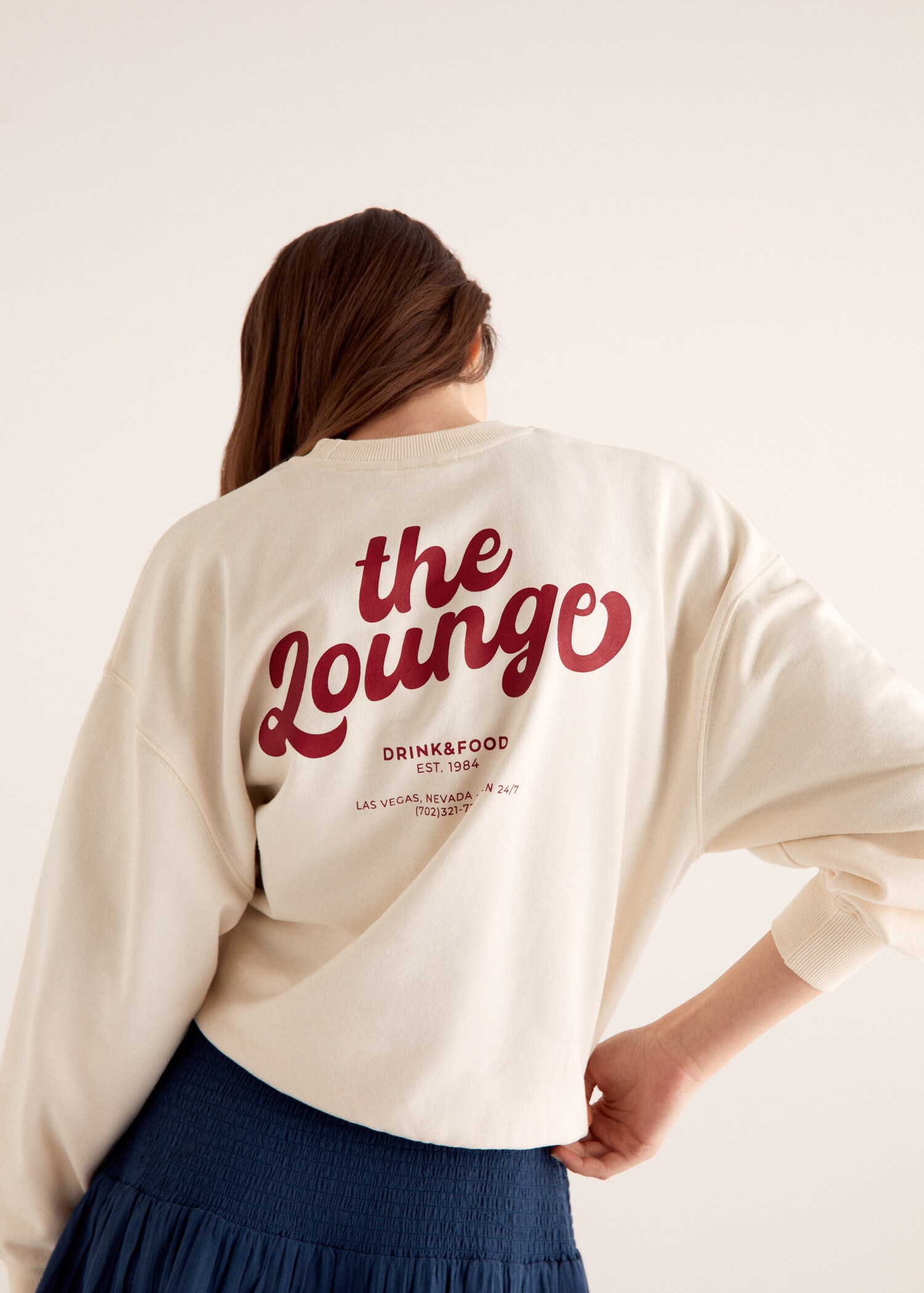 Printed message sweatshirt - Details of the article 5