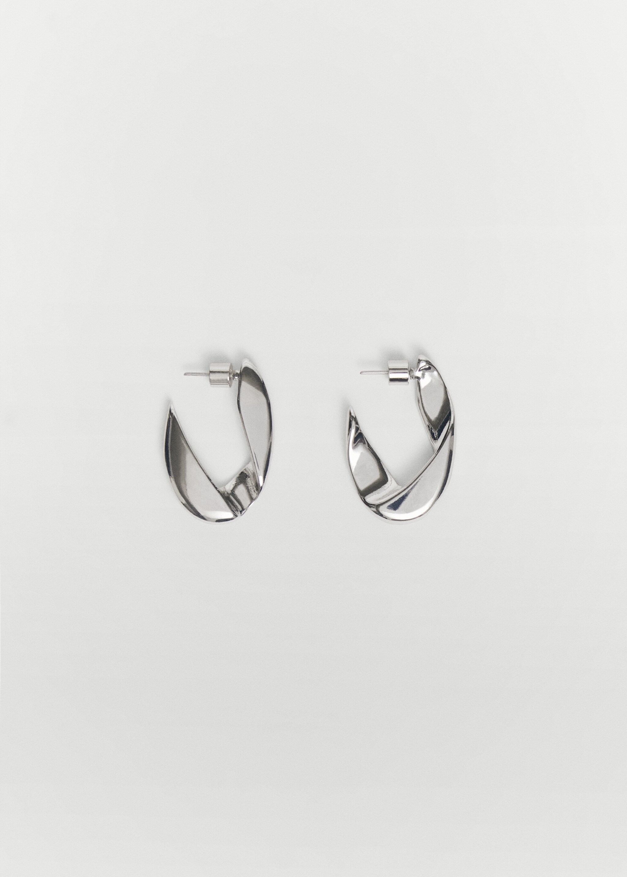 Link hoop earrings - Article without model