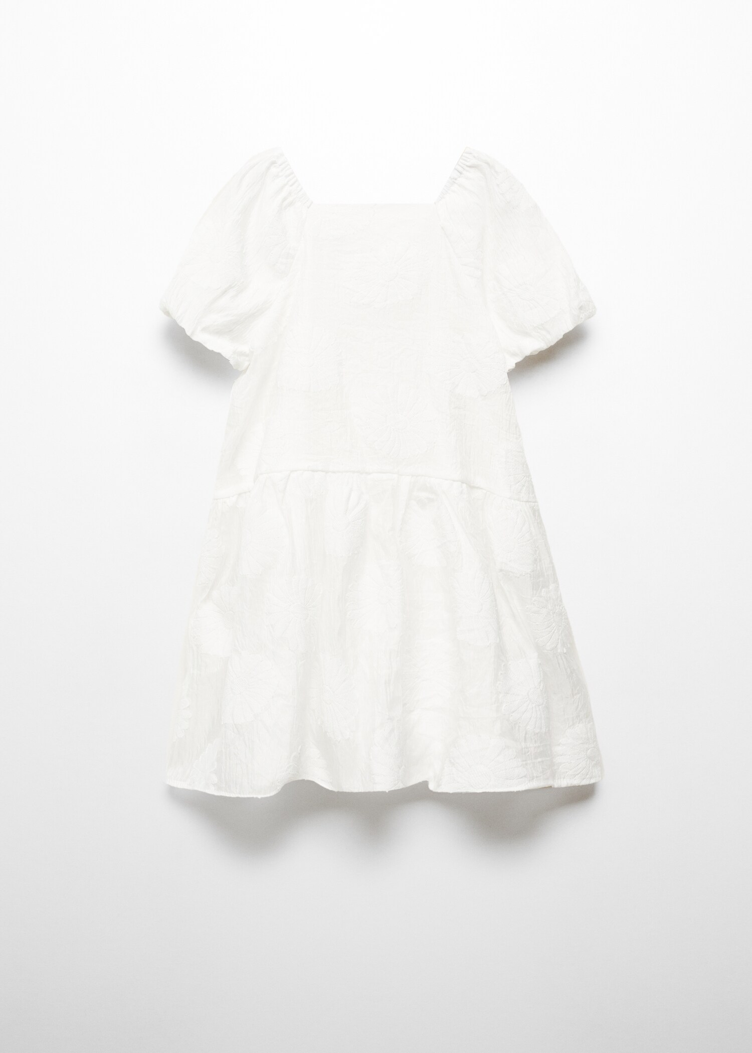 Robe brodée fleurs - Verso de l’article