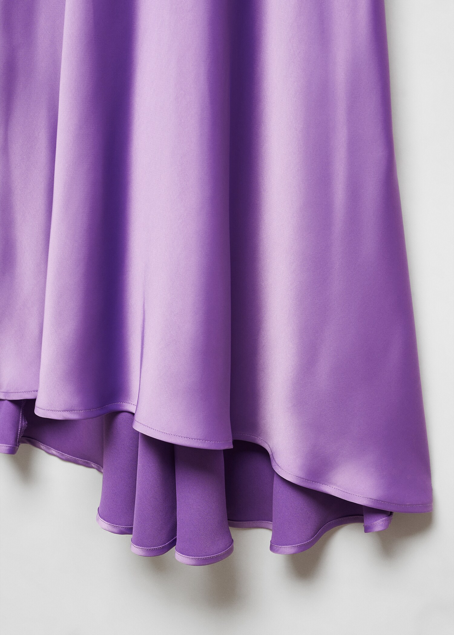Robe satinée manches cloche - Détail de l'article 8