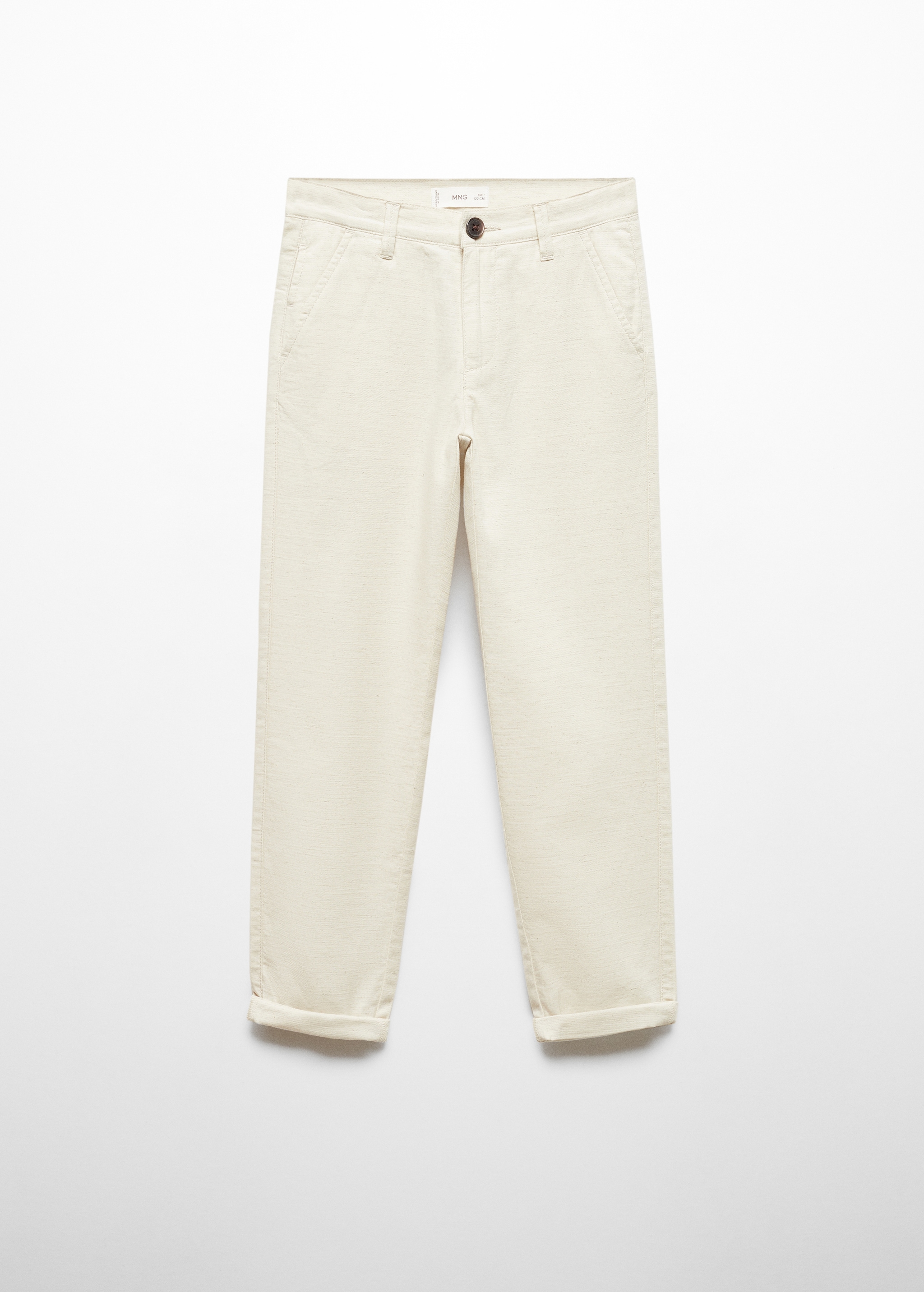 Linen chino trousers - Article without model