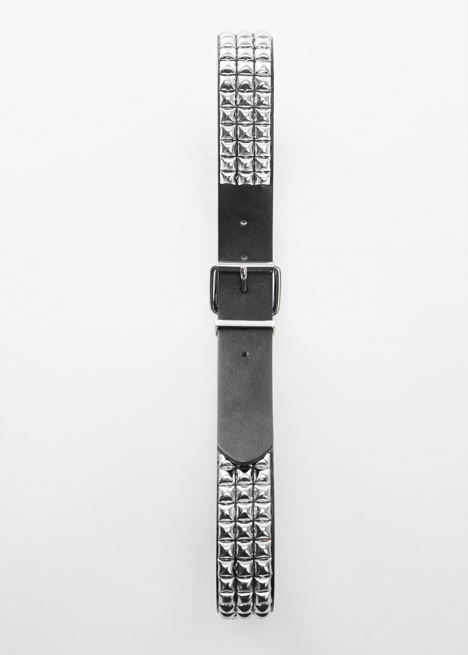 Buckled studded belt - Woman | MANGO Montenegro