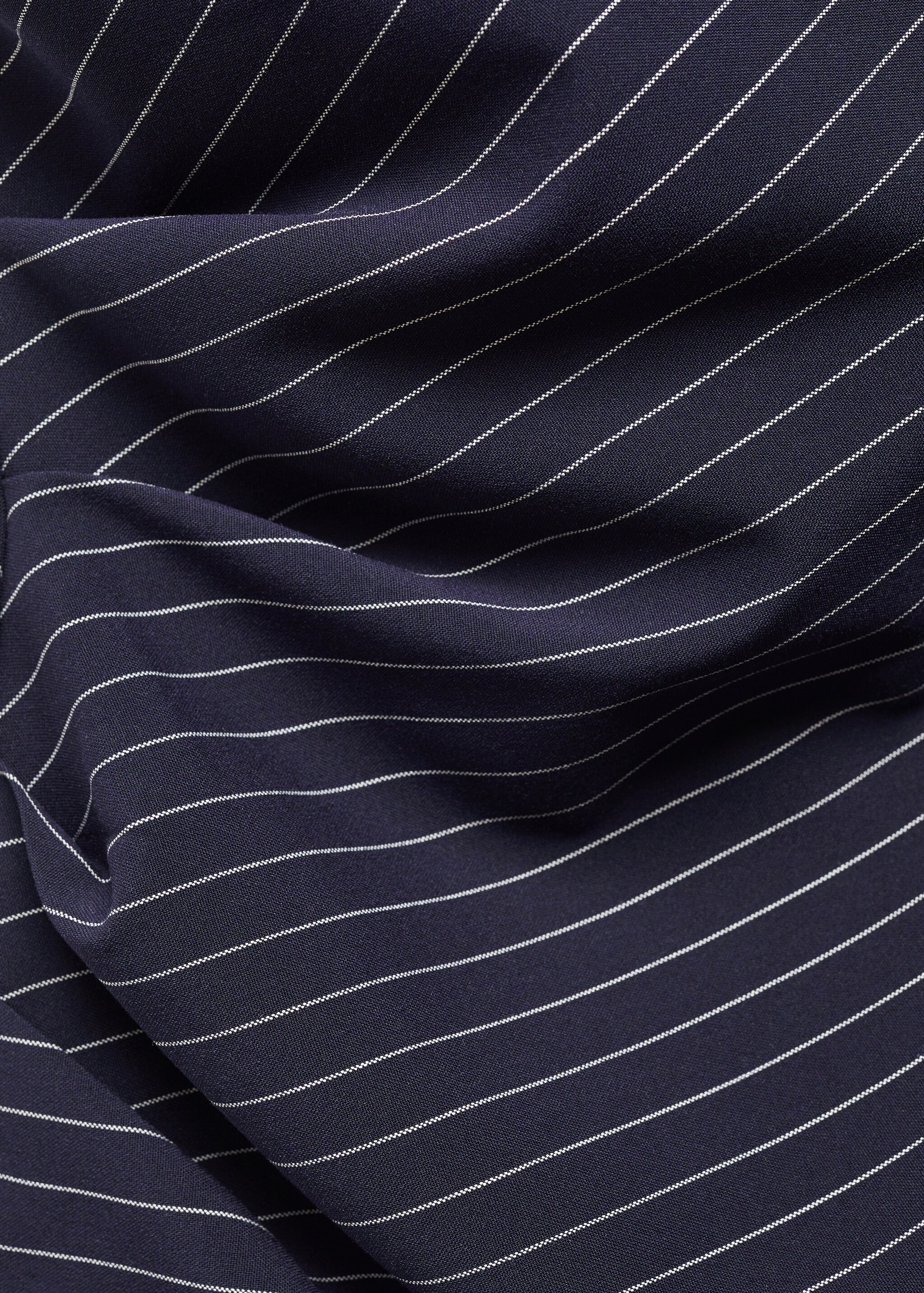 Short pinstripe dress - Details of the article 8