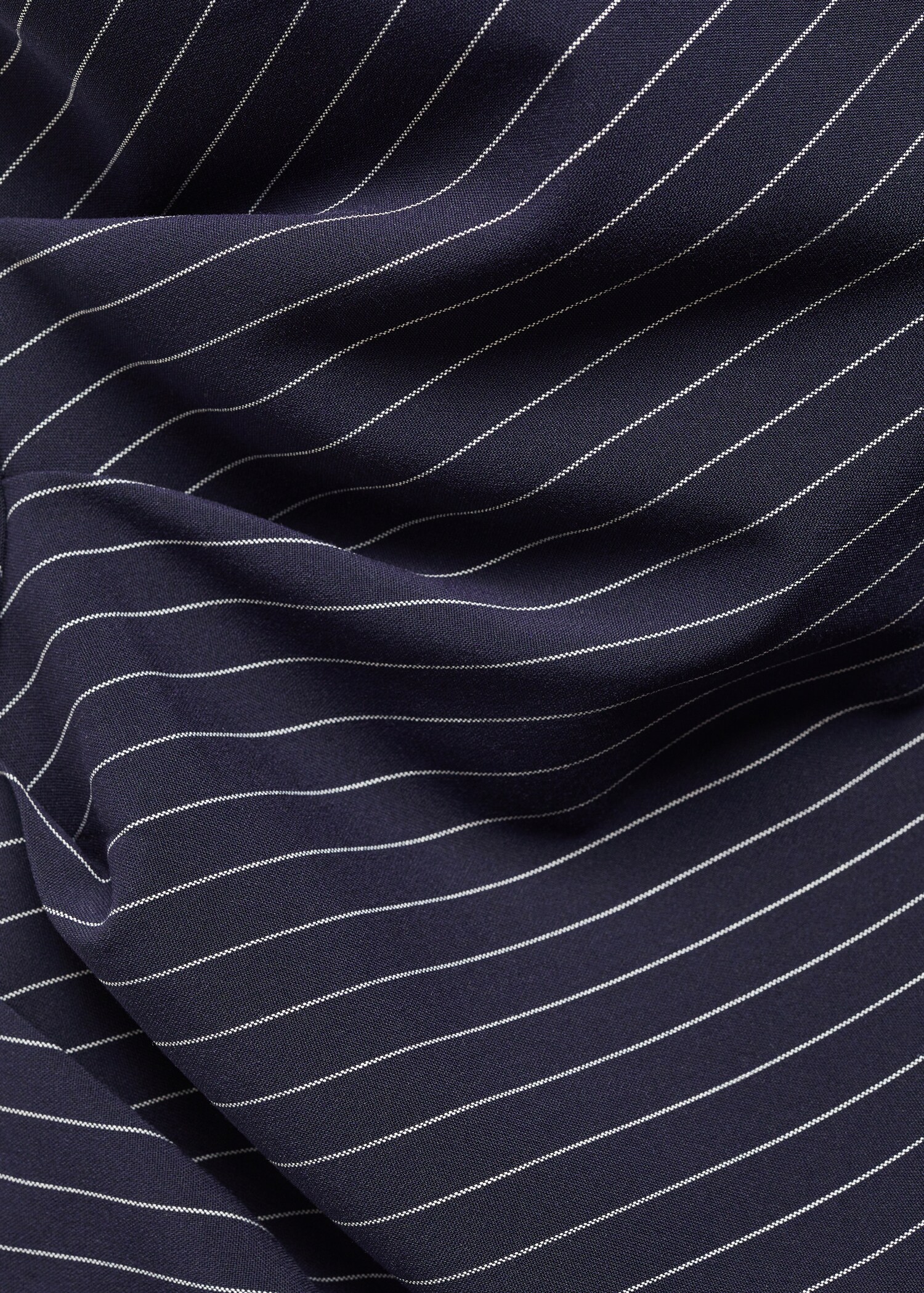 Short pinstripe dress - Details of the article 8