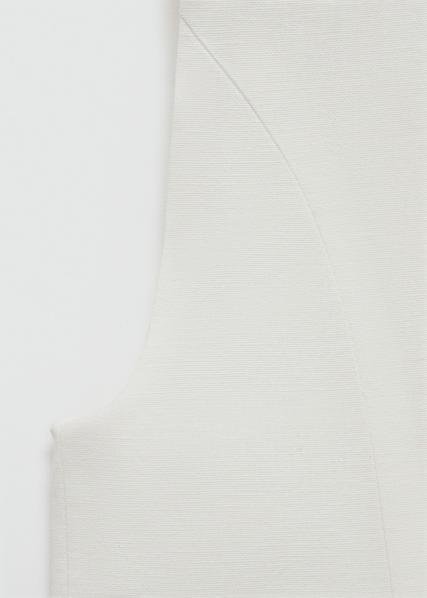 Linen waistcoat with buttons - Details of the article 0