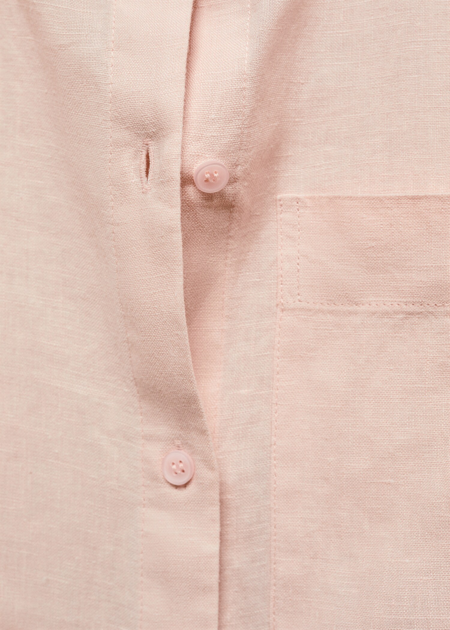 Linen 100% shirt - Details of the article 8