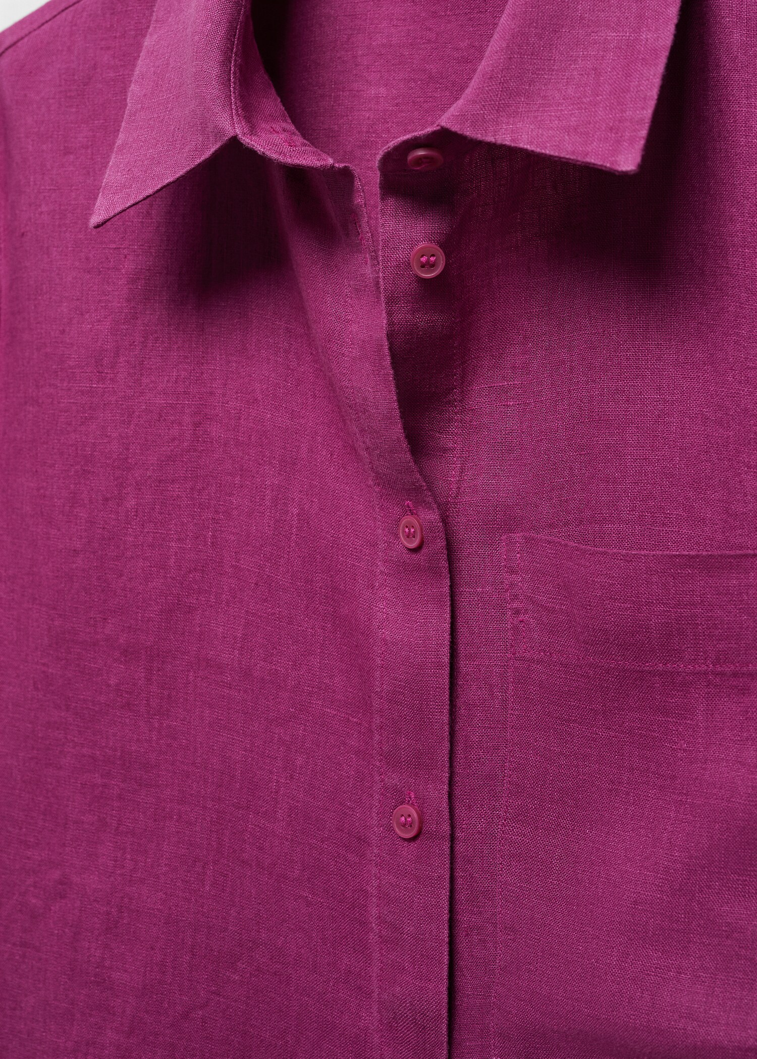 Linen 100% shirt - Details of the article 8