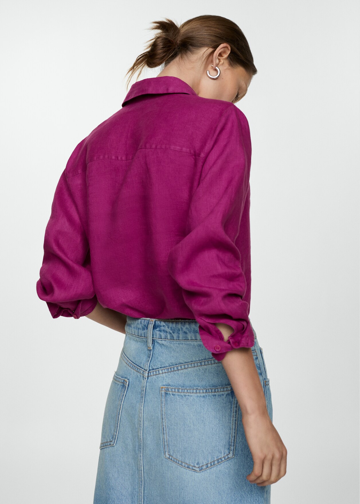Linen Shirt in Mango