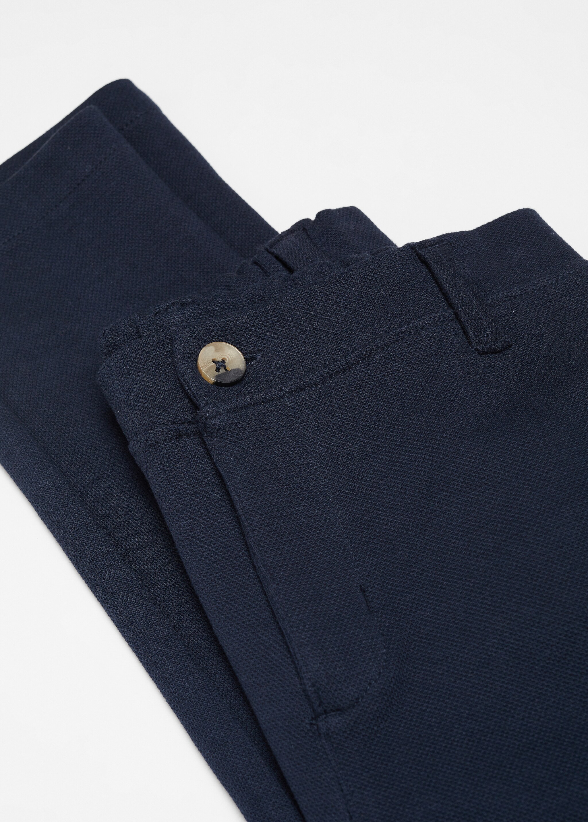 Cotton suit trousers - Details of the article 8
