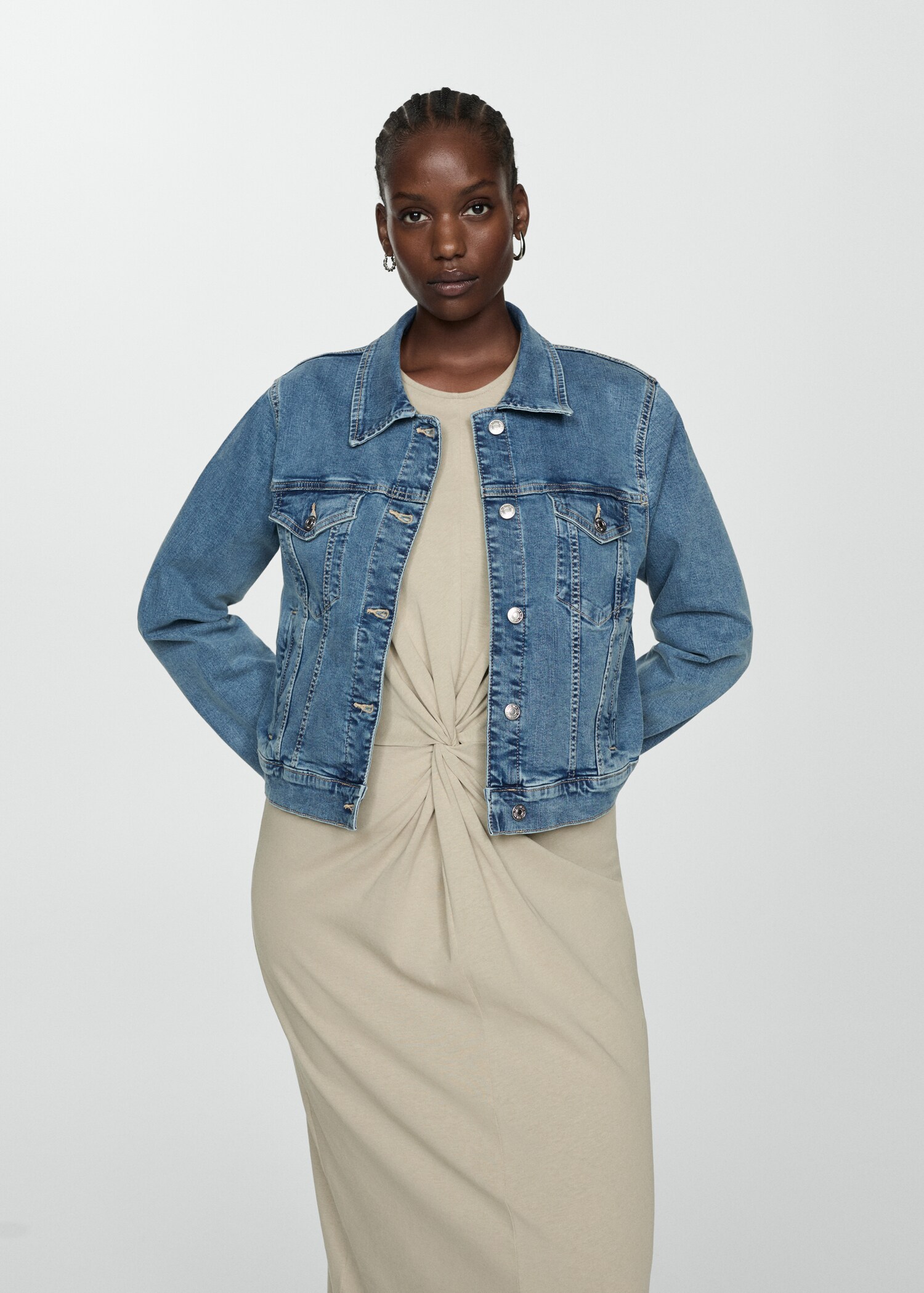 Blouson jean poches - Détail de l'article 5