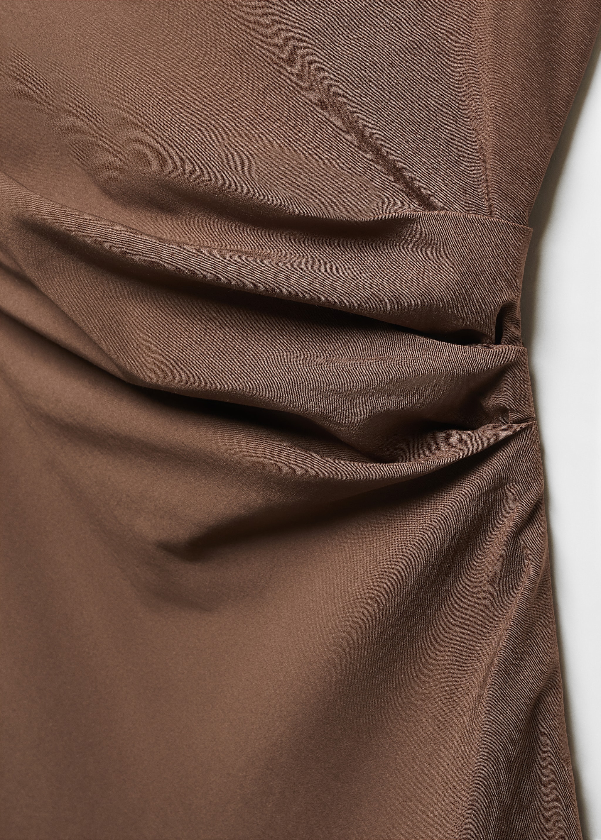 Off-the-shoulder draped dress - Details of the article 8